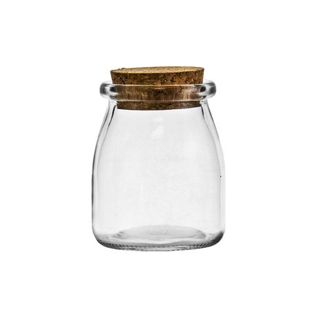 Regent Glass Jar 160ml with Cork Lid Each 15095