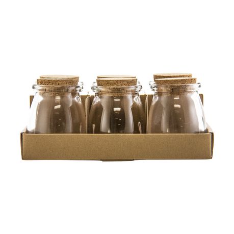 Regent Glass Jar 160ml with Cork Lid 1pc 15095