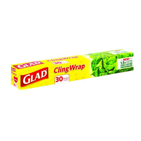 Glad Cling Wrap 33cmx1.5x30m Perforated Roll