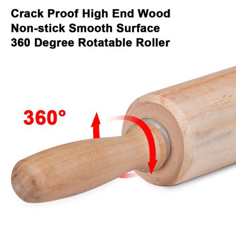 Wooden Rolling Pin 5.5x25x45cm ZLF-2023-091