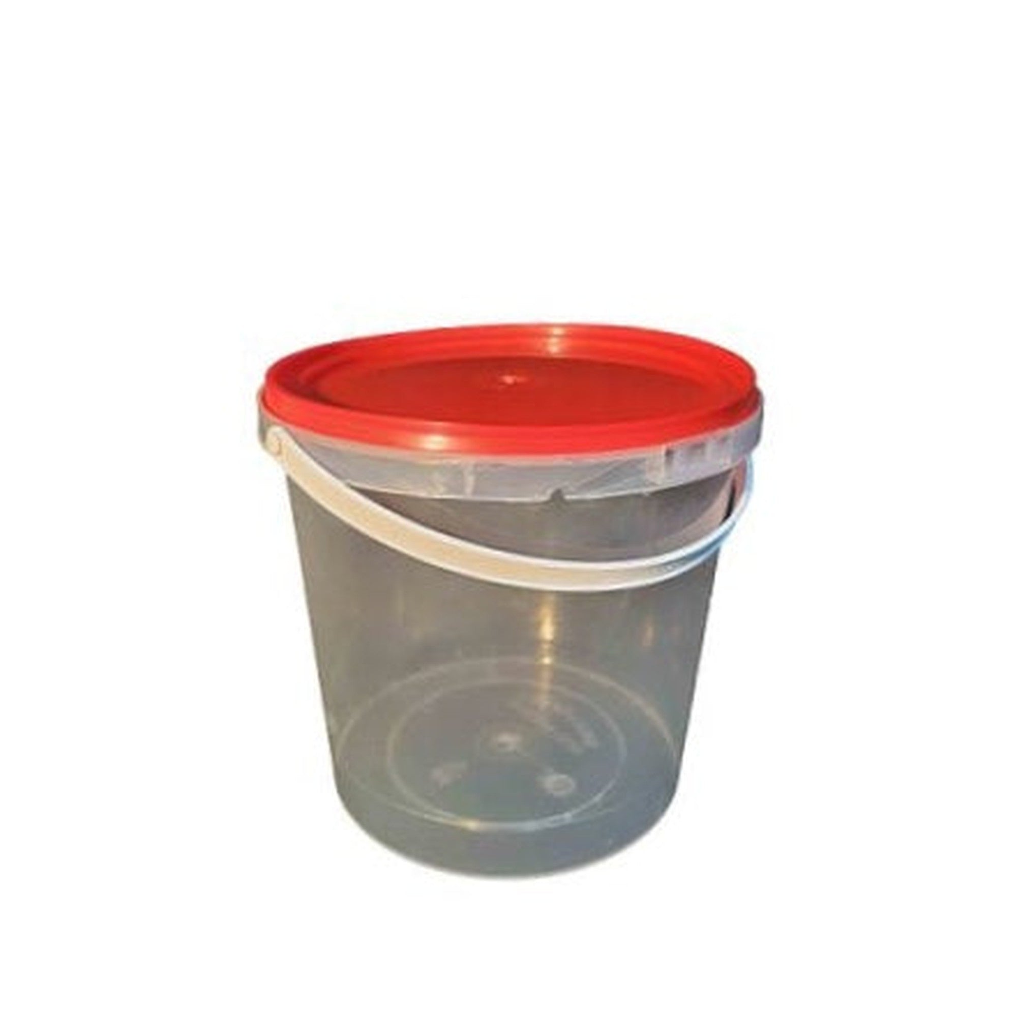 9L Plastic Bucket Tamper Proof Atchar Container Transparent