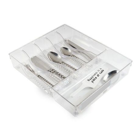 Aqua Utensil Cutlery Tray 40x32x4.5cm 6-Division 10373