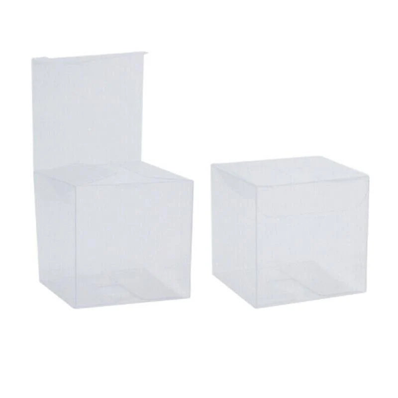 PVC Gift Boxes Transparent Open 1-Side 12pack