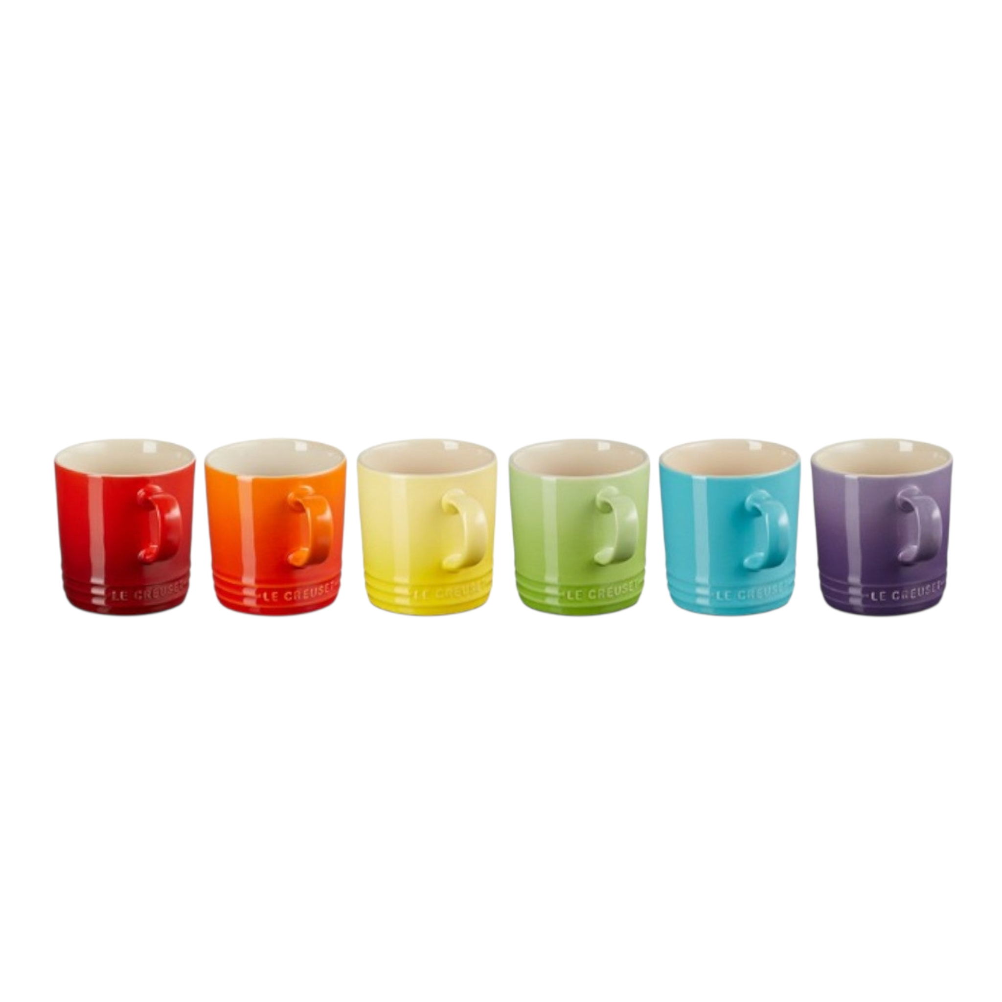 Rainbow Collection Coffee Mug 6pc Set