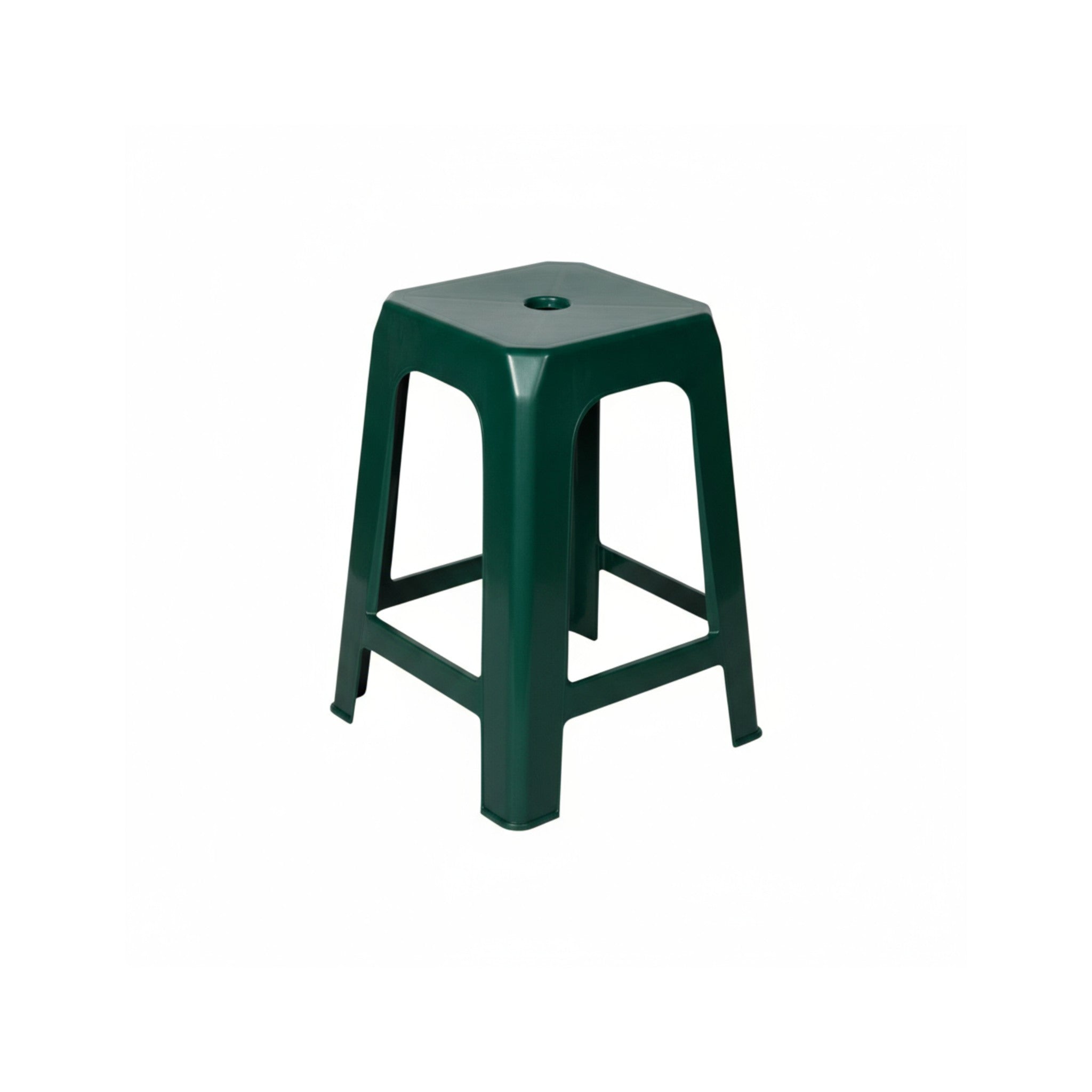 Eco-Friendly Recycled Plastic Stool, 47 x 25.5 x 25.5 cm