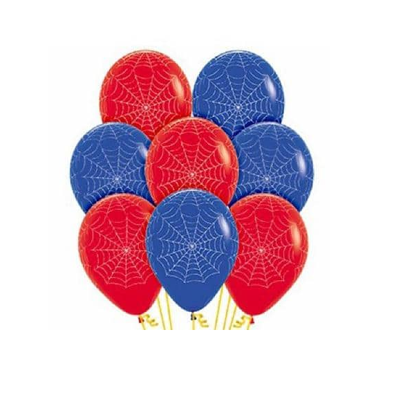Disney Spiderman Balloon Print 12inch 10pack