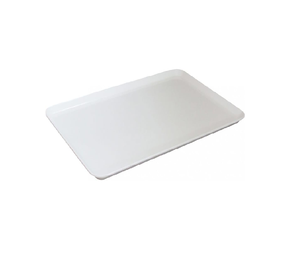 Melamine White Serving Tray 22.5x29cm Rectangular