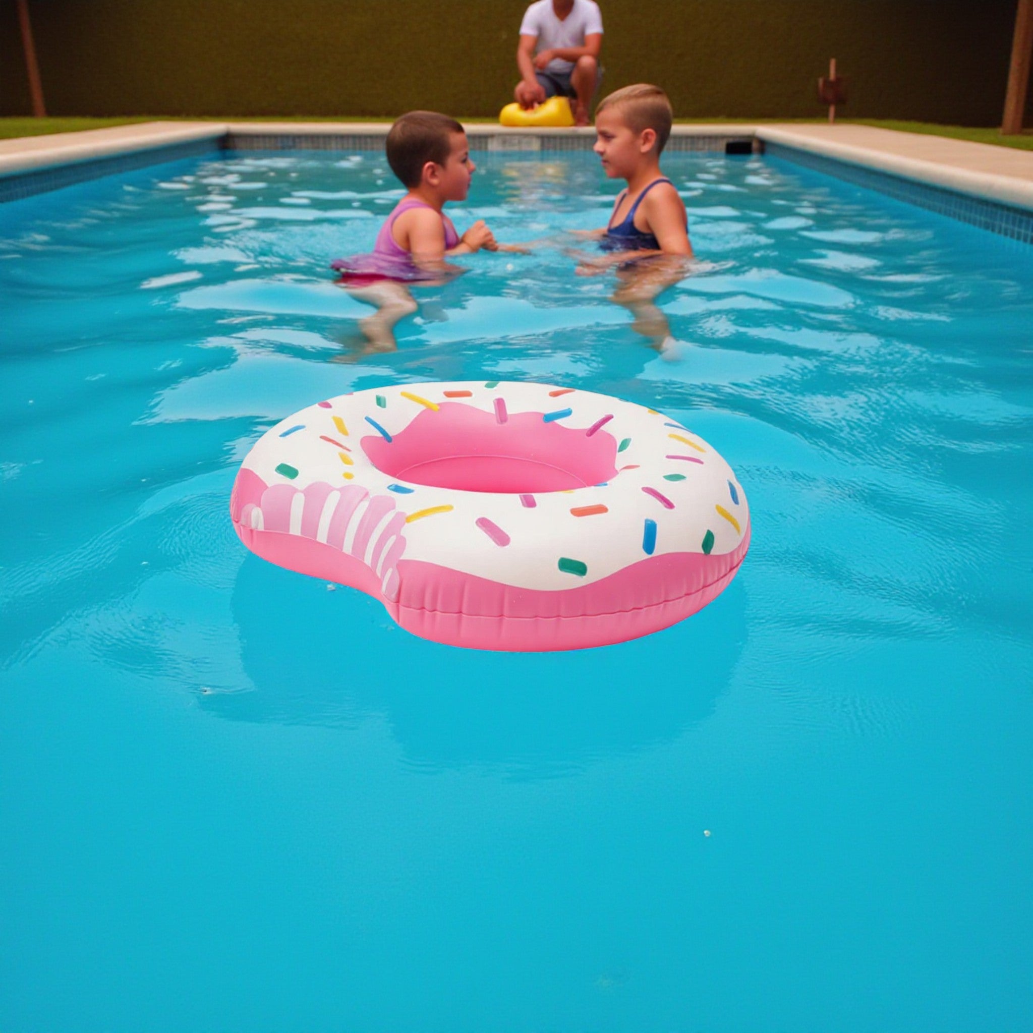Intex Tube 107x99cm Pink Donut