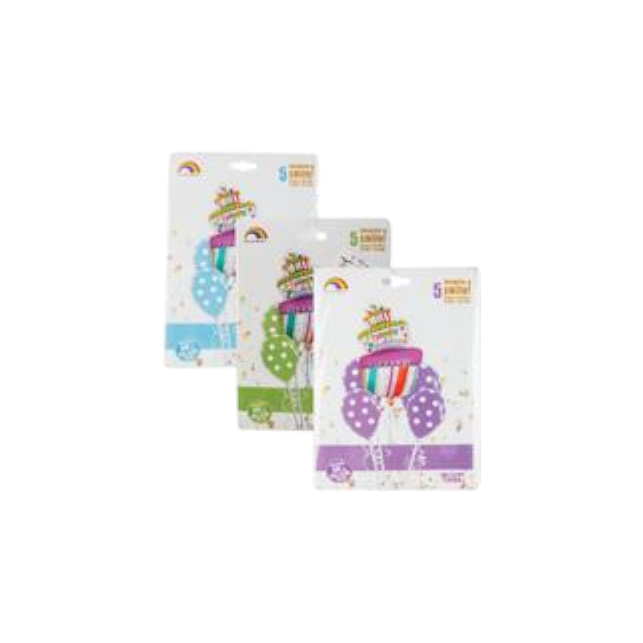 Balloon Bouquet 1F and 4L Happy Birthday