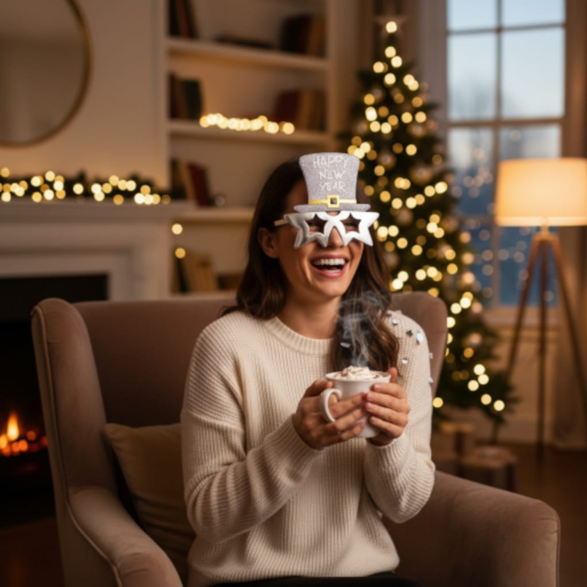 Happy New Year Glasses