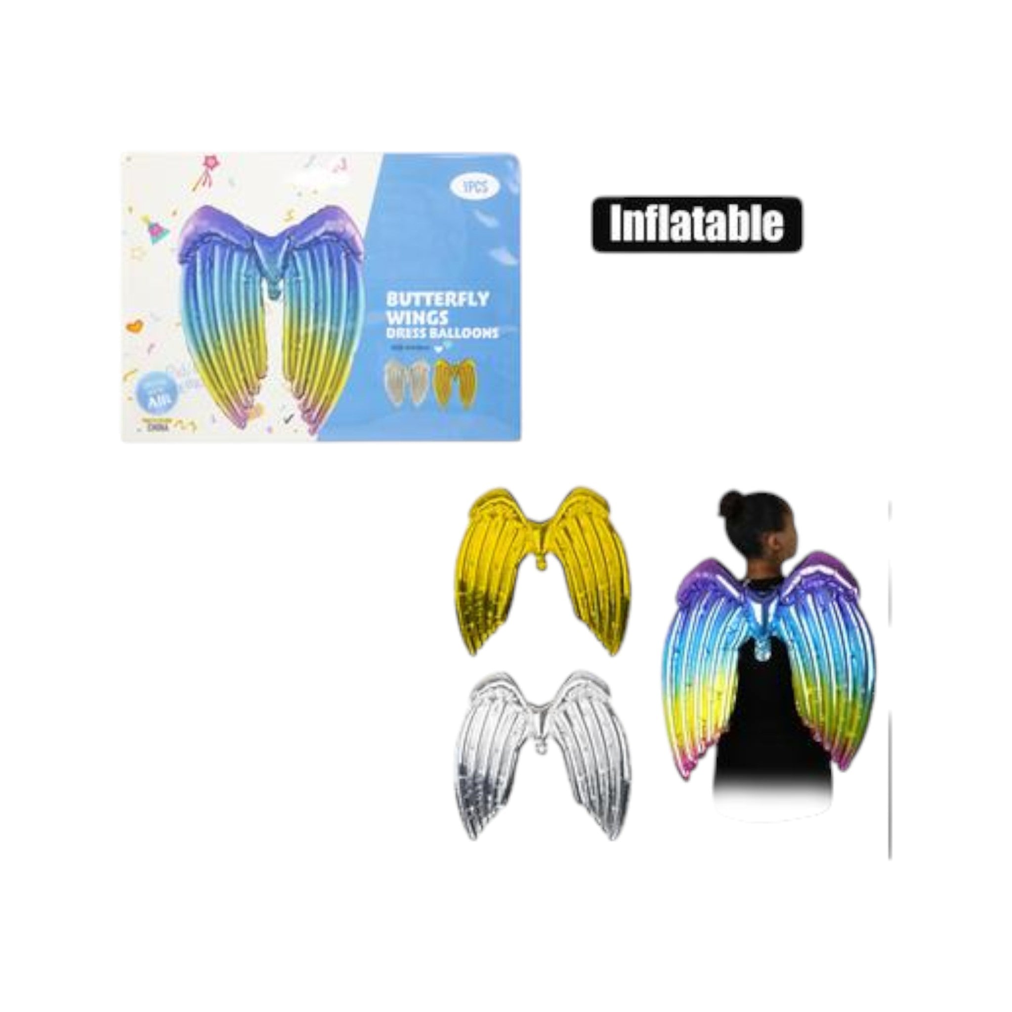 Dress Up Inflatable Angel Wings