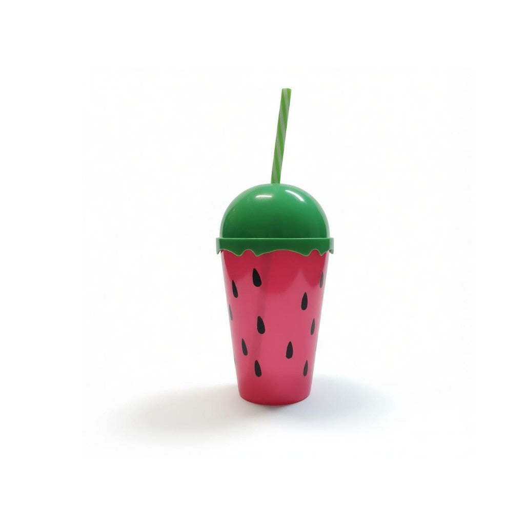 Watermelon Plastic Drinking Cup 15.5cm