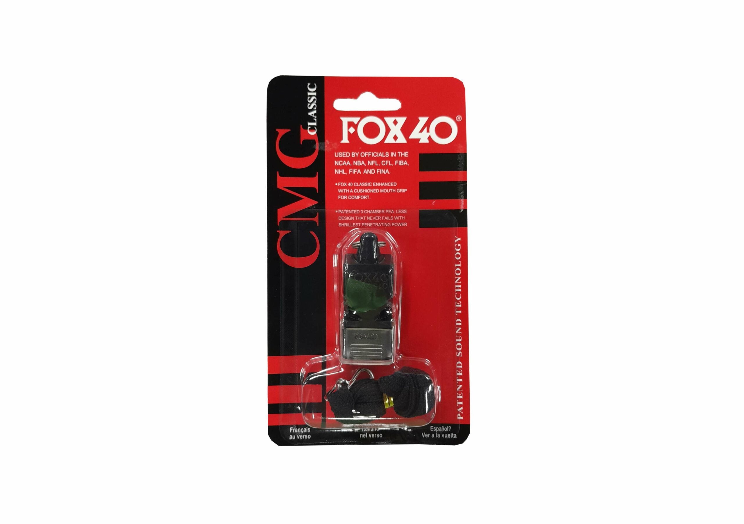 Fox40 Classic Sports Whistle Plastic Solid Colour