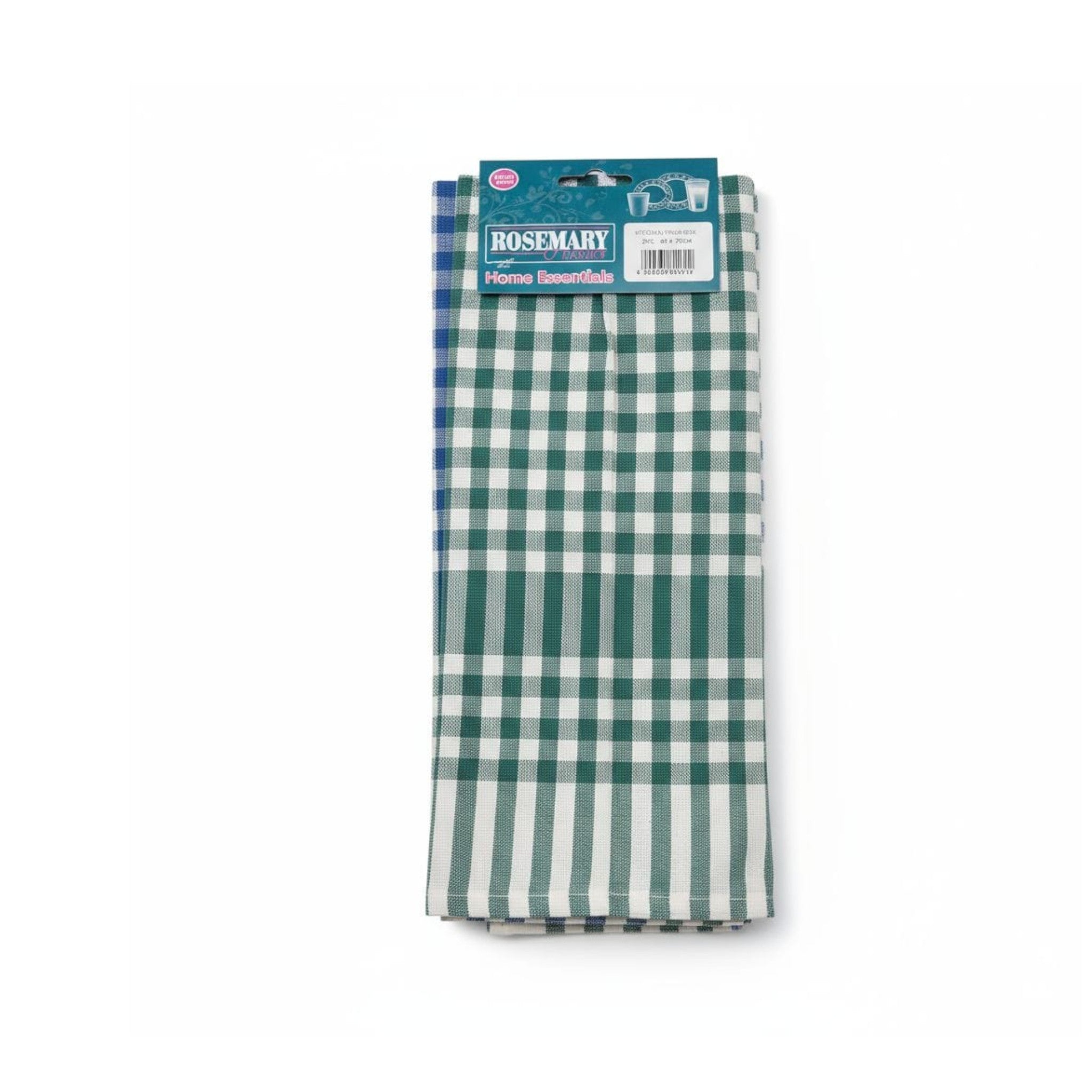 Dish Cloth Gingham Check 45x65 2pcs