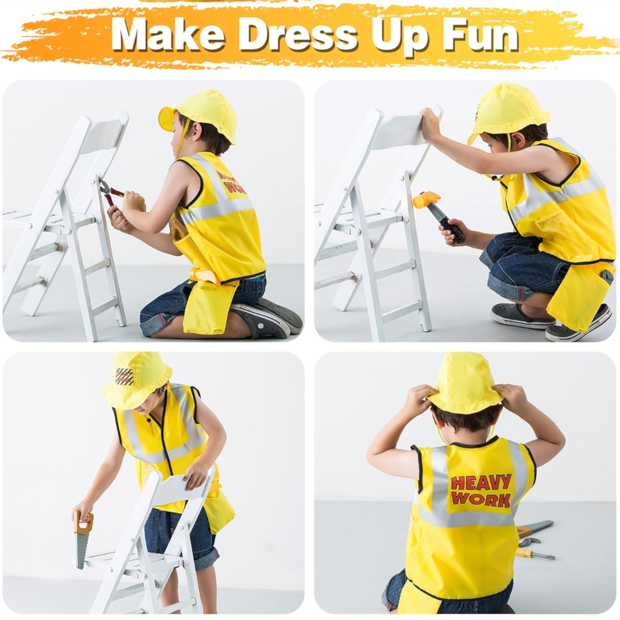 Le Sheng Kids Engineer Construction Costume