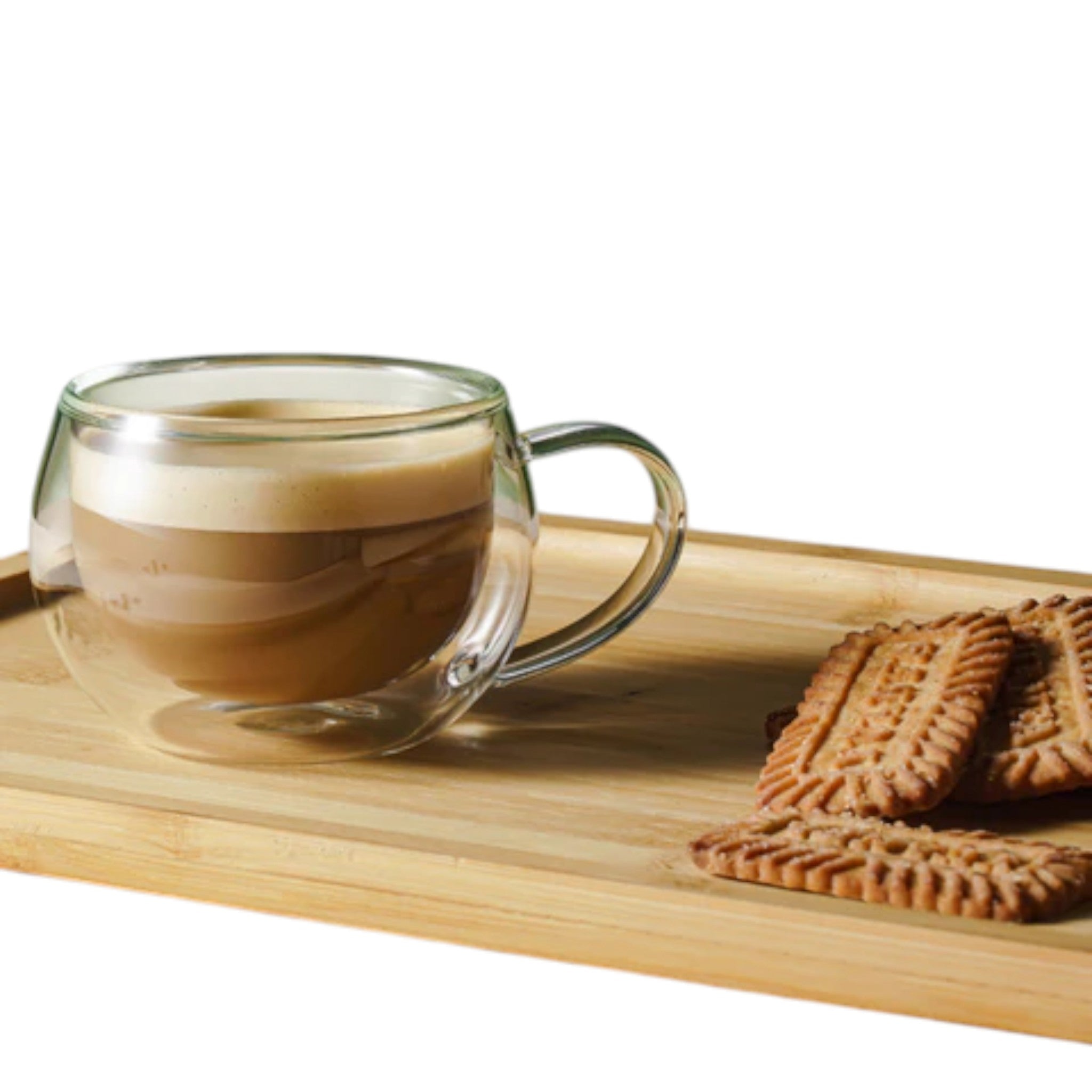 Borosilicate Double Wall Glass Cup 140ml 2pc Set