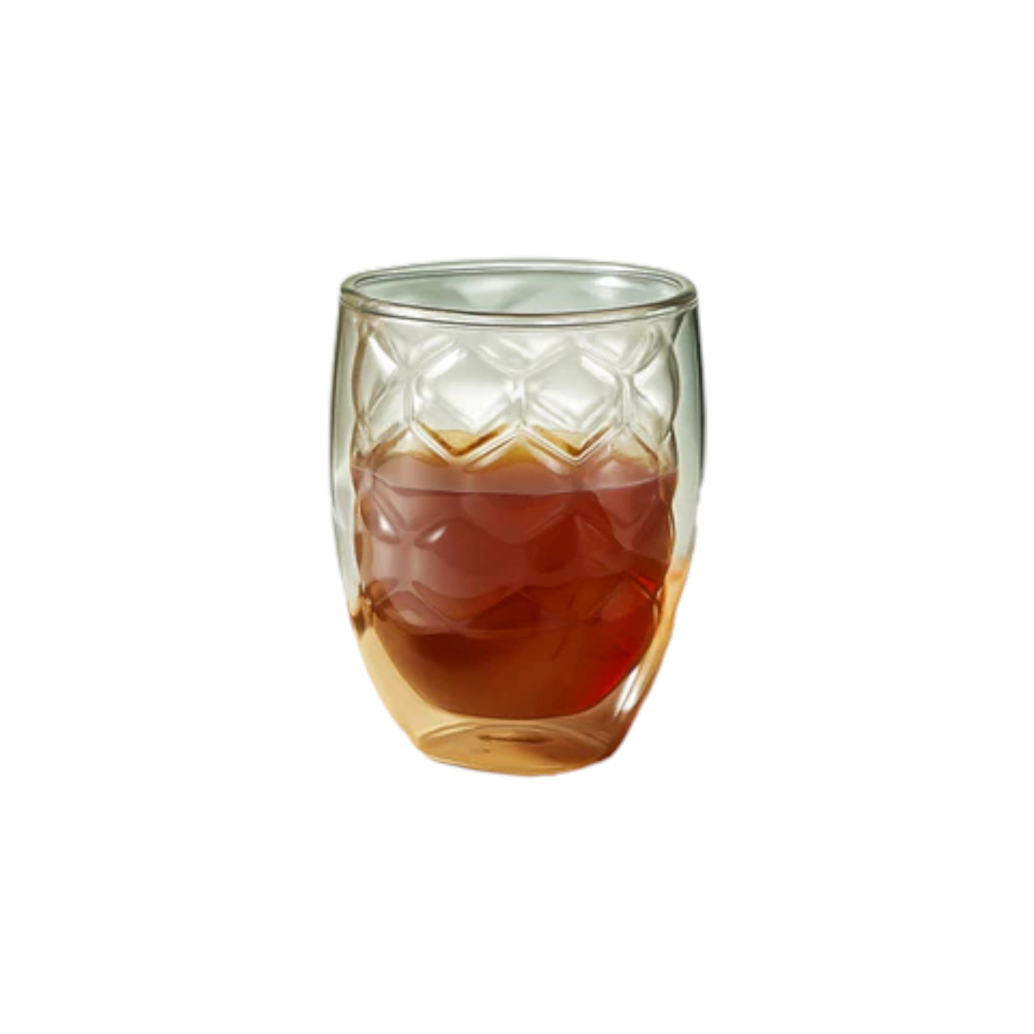 Borosilicate Double Wall Glass Cup 350ml 2pc Set