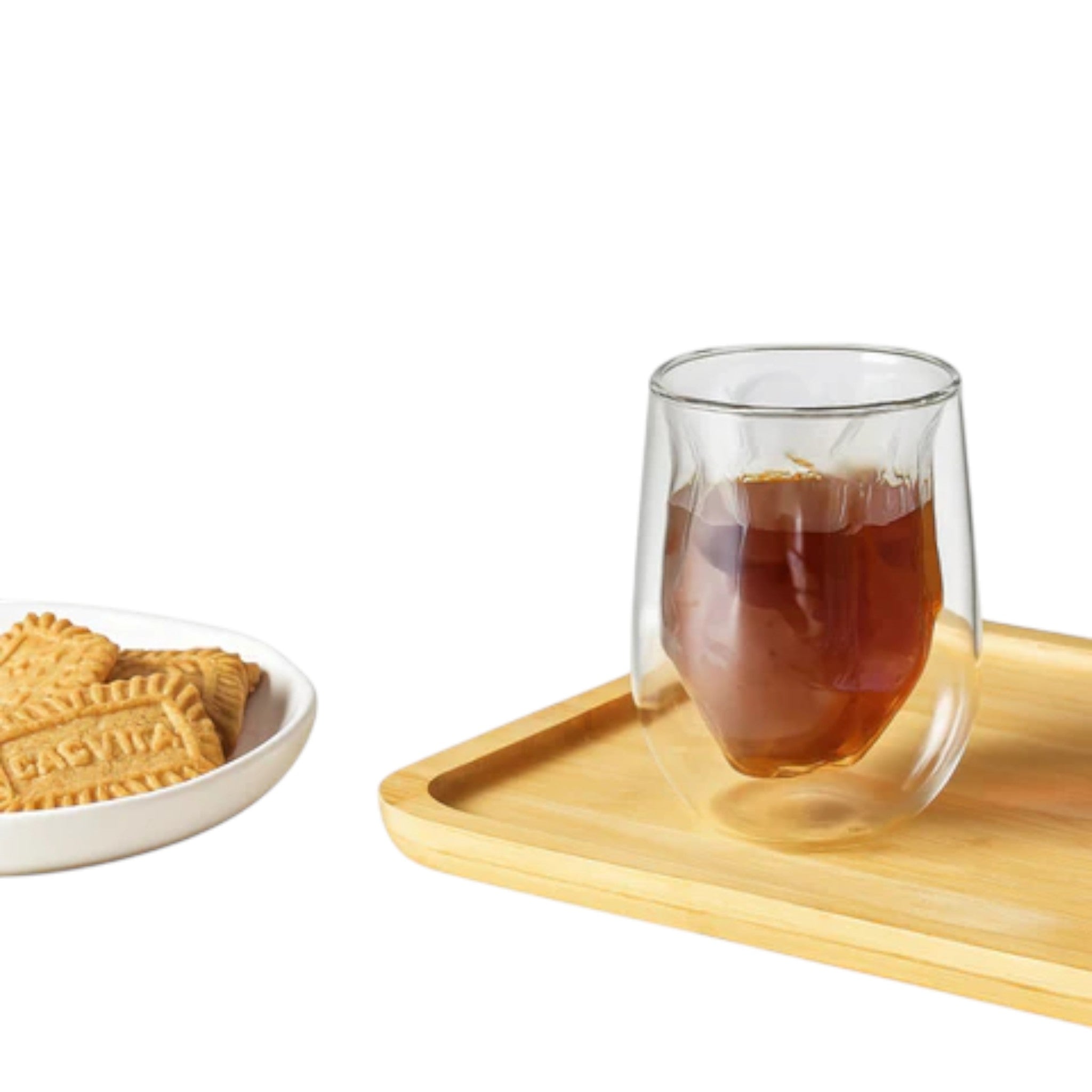 Borosilicate Double Wall Glass Cup 200ml 2pc Set