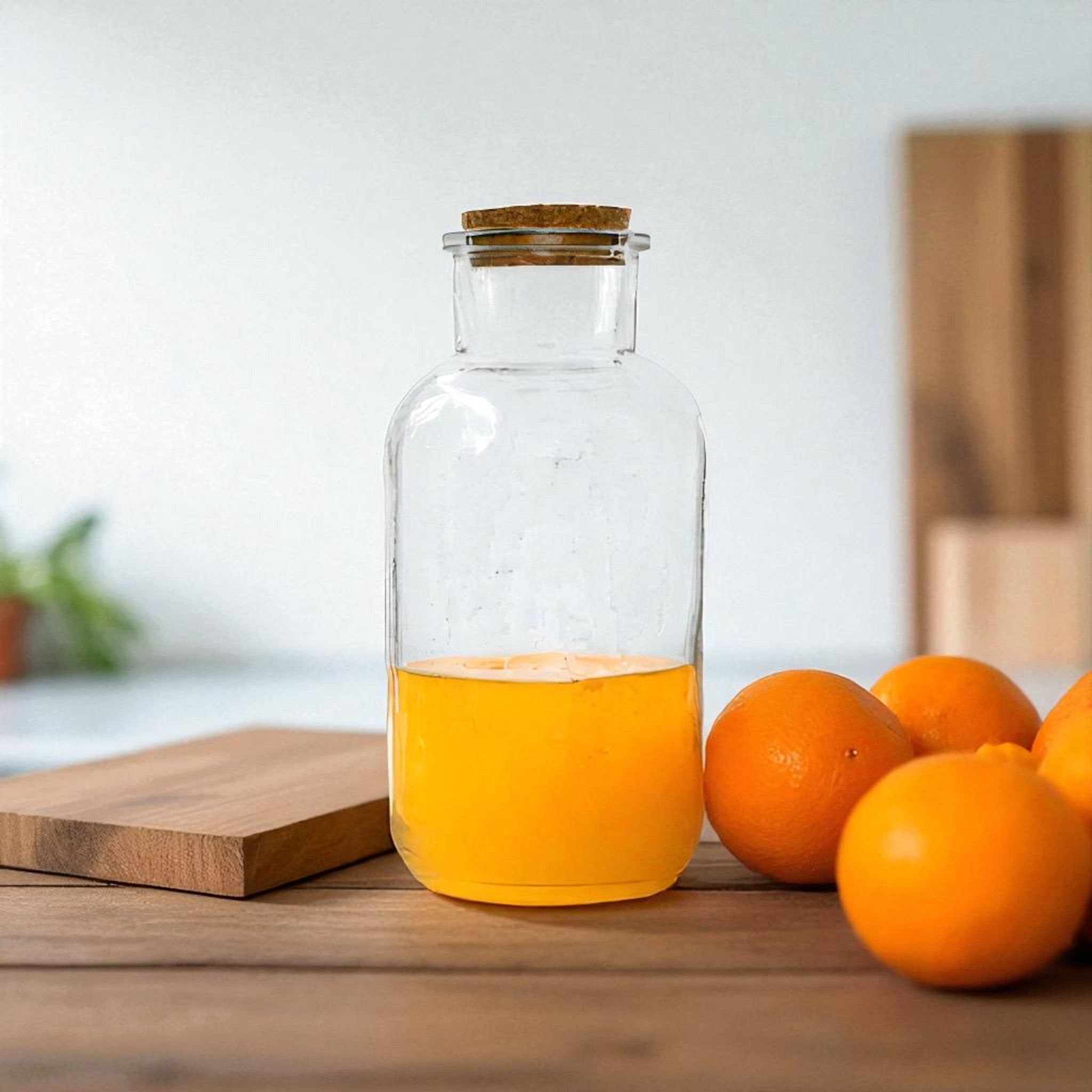 Regent Glass Bottle with Cork Lid 1.1L 15003