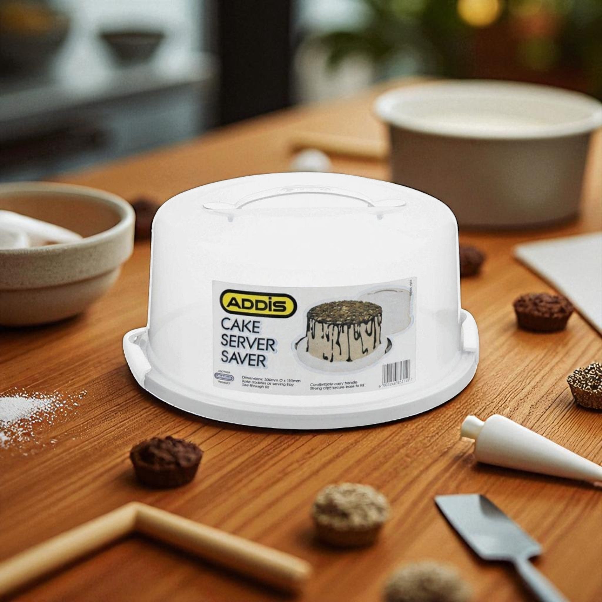 Addis Cake Server Saver with Dome 6655WH