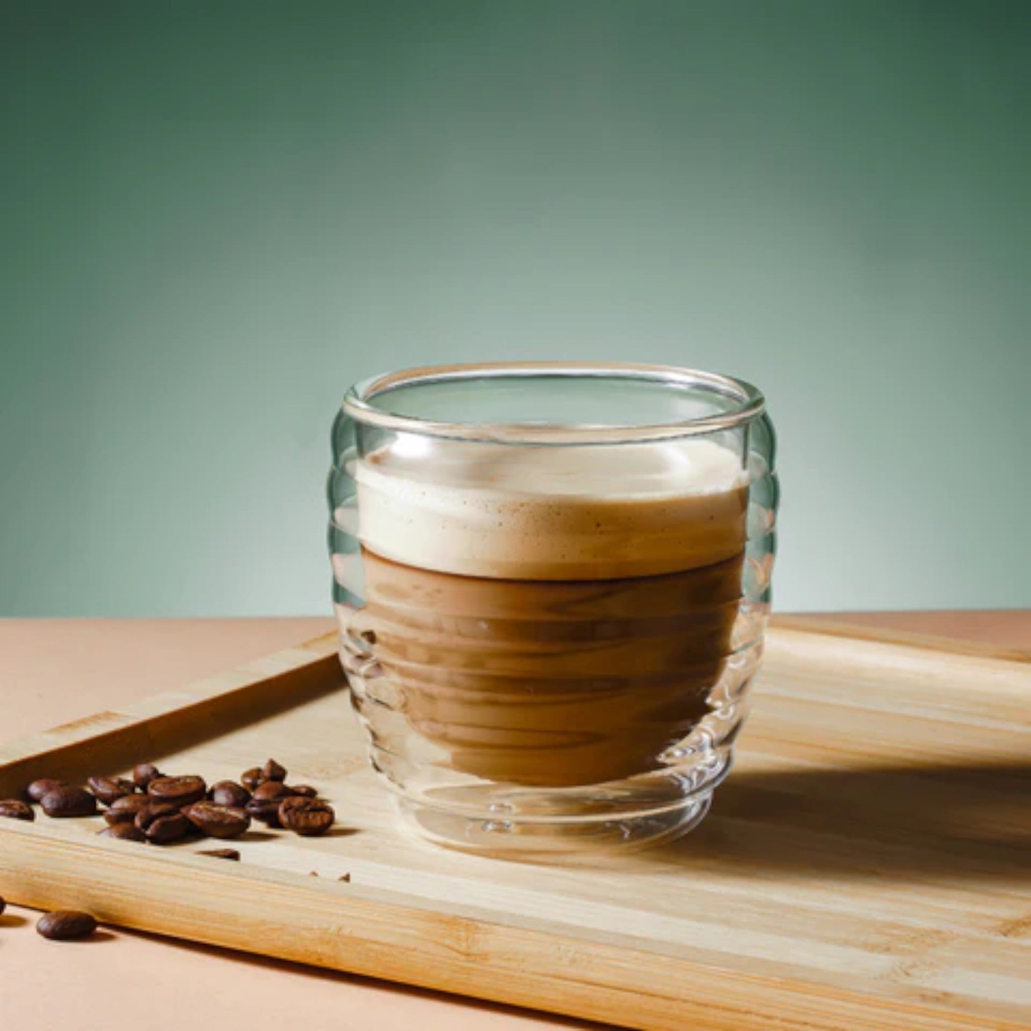 Borosilicate Double Wall Glass Cup 250ml 2pc Set