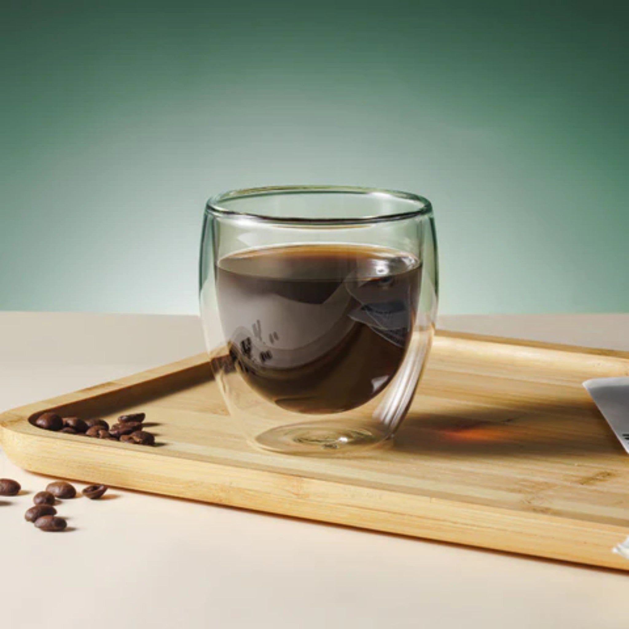 Borosilicate Double Wall Glass Cup 2Pcs 250ml