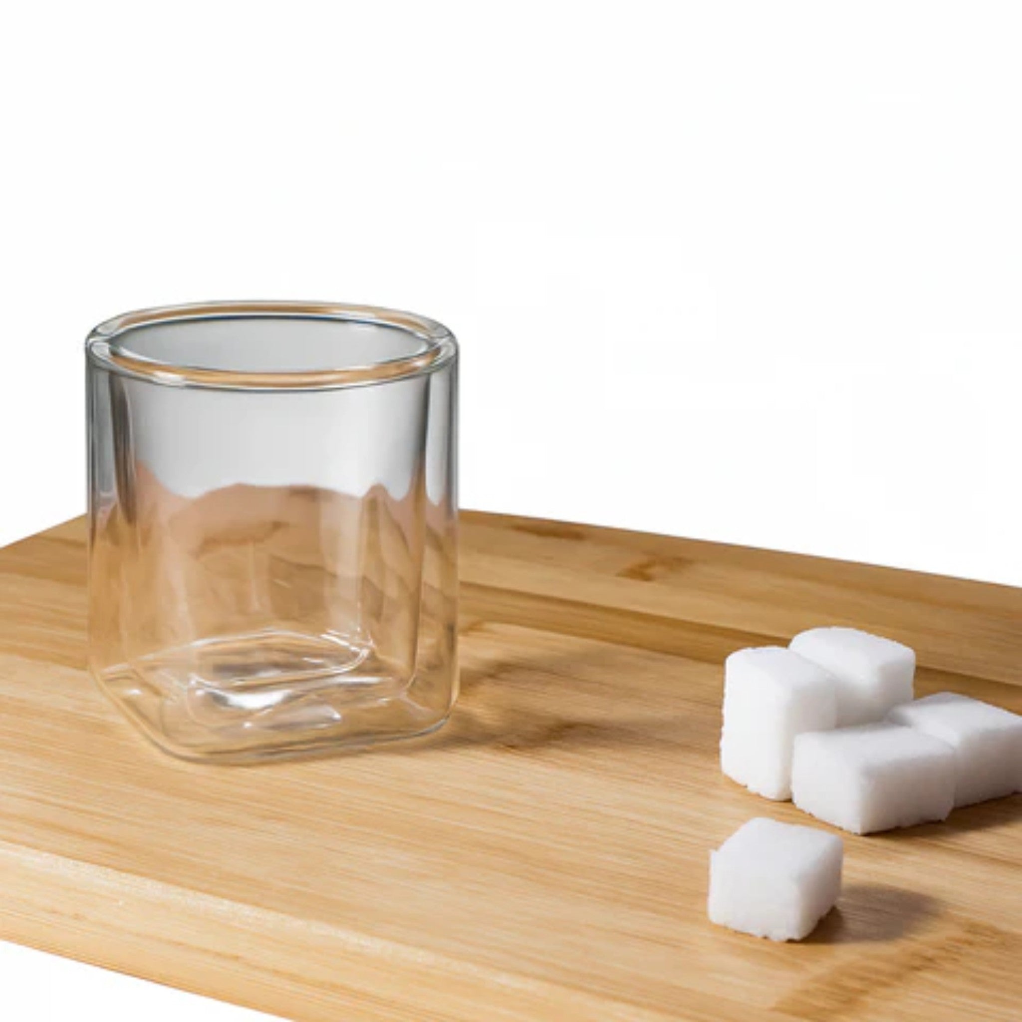 Borosilicate Double Wall Glass Cup 80ml 2pc Set
