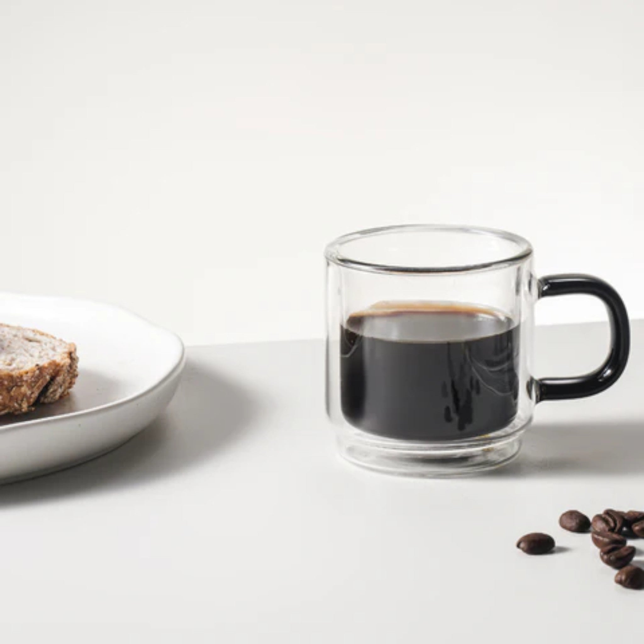 Borosilicate Double Wall Glass Cup 80ml 2pc Set