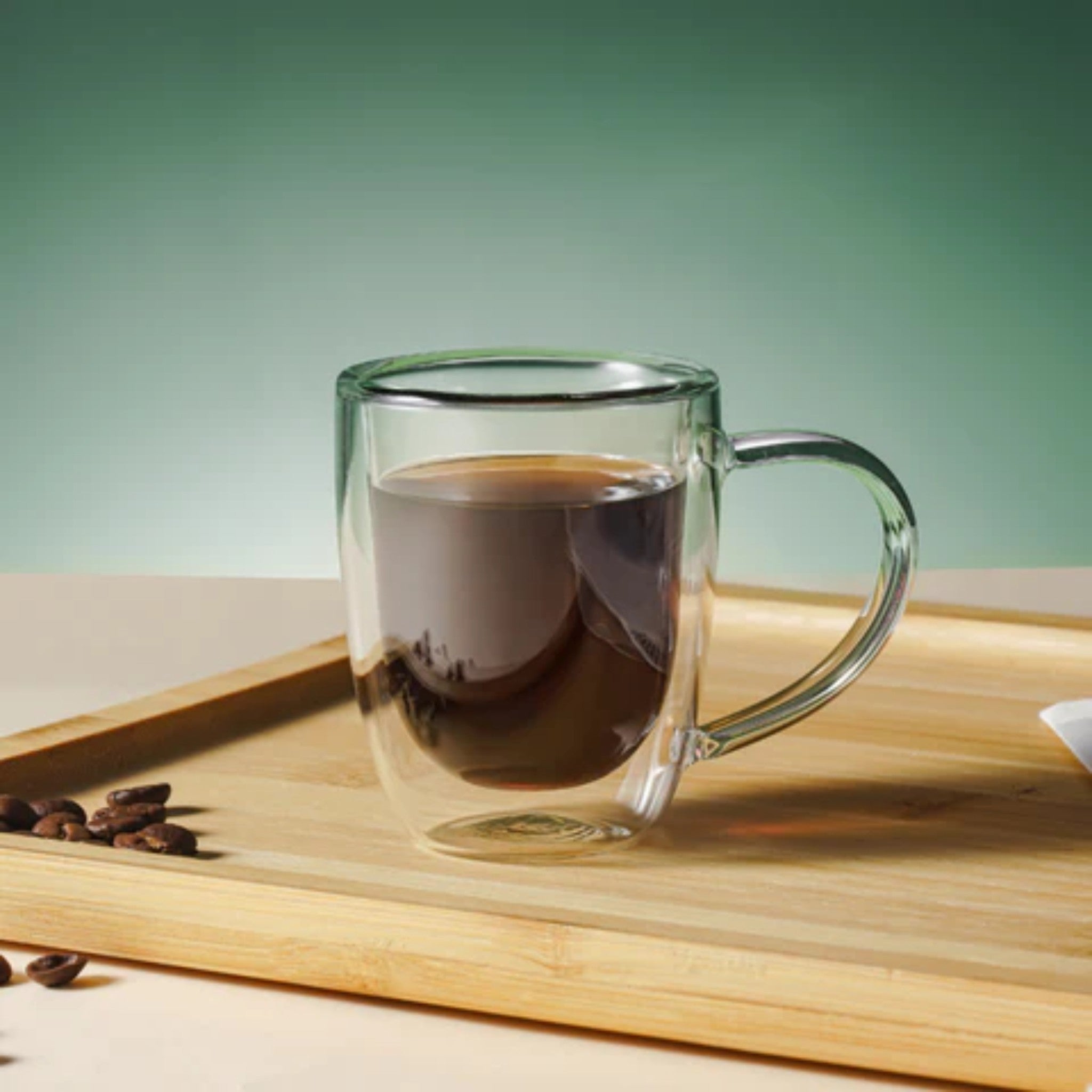 Borosilicate Double Wall Glass Cup 80ml 2pc Set