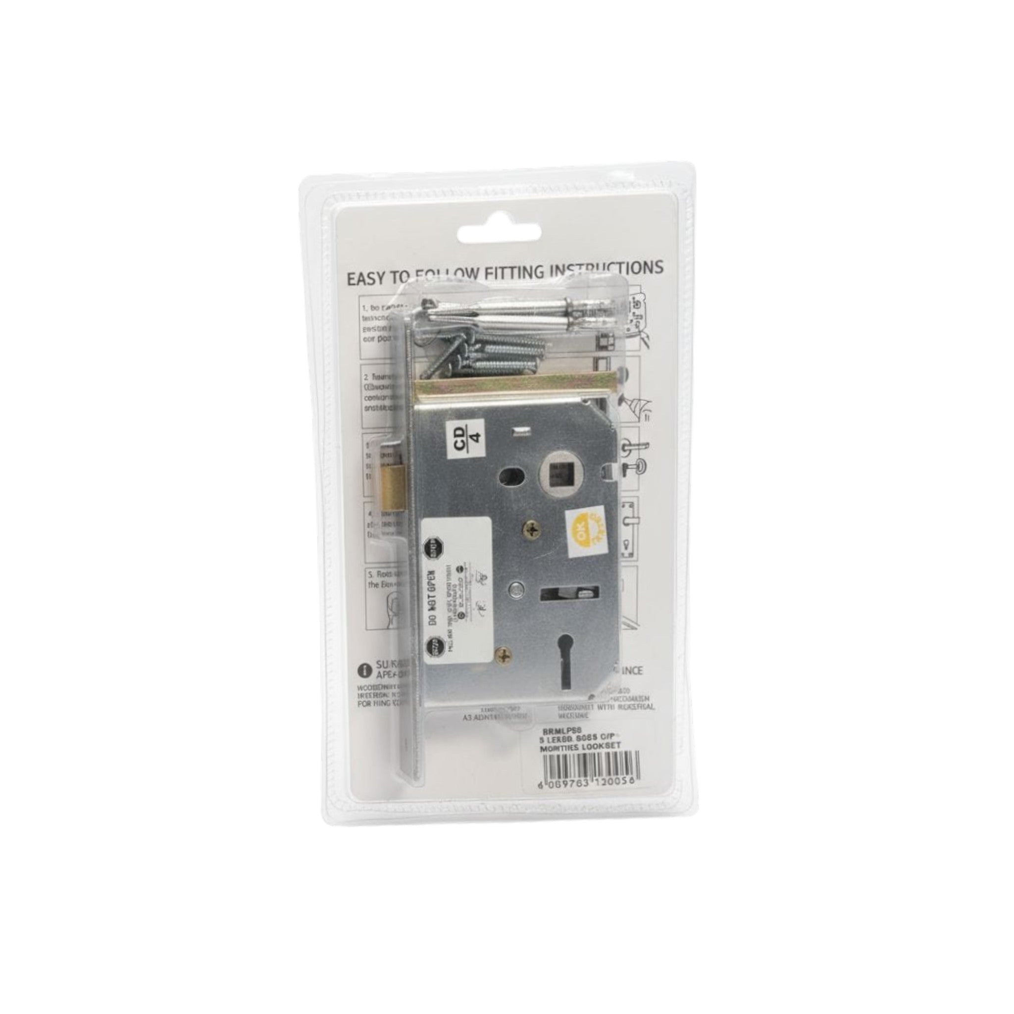 Lockset Mortice 2 Lever B/P SABS Approved