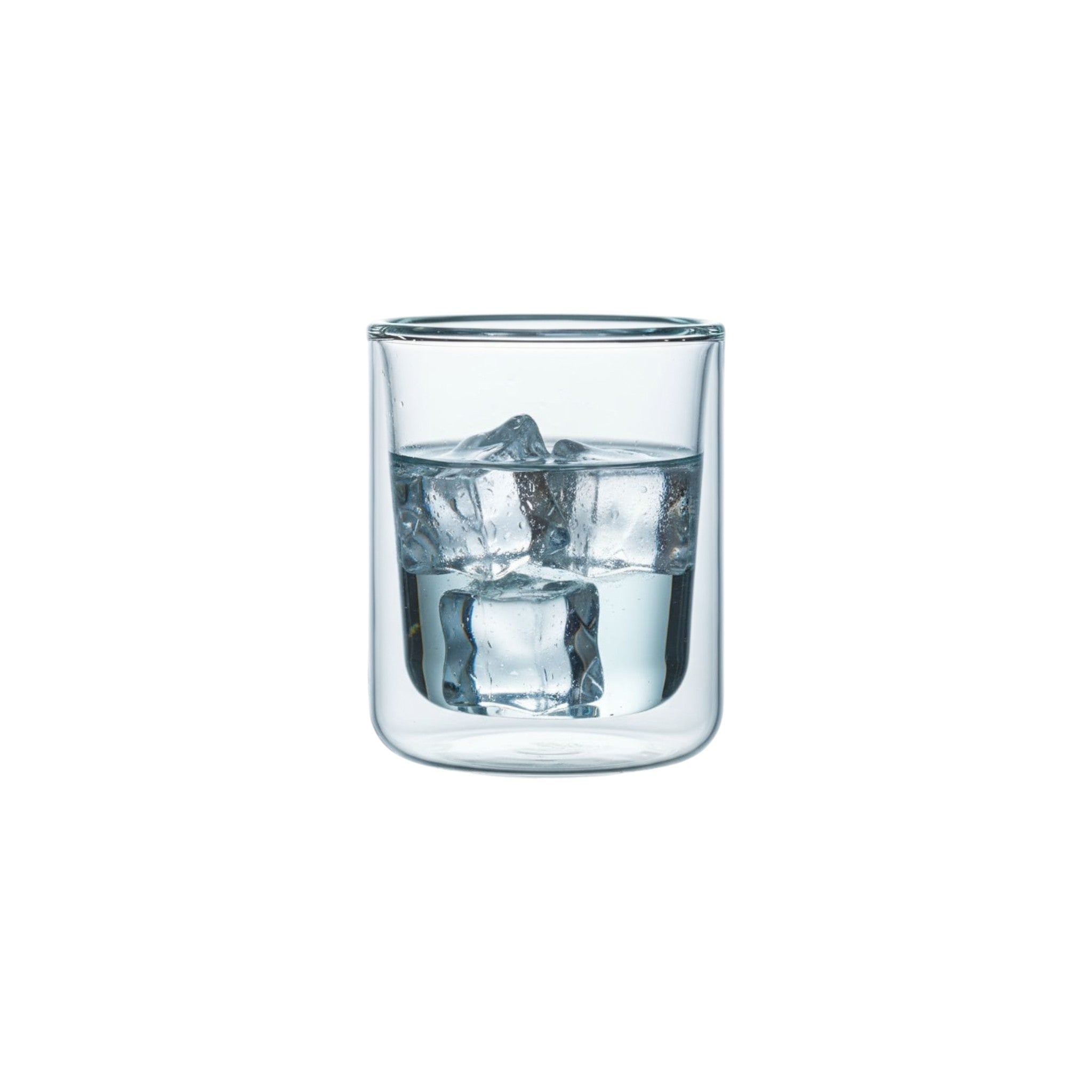 Borosilicate Double Wall Glass Cup 80ml 2pc Set