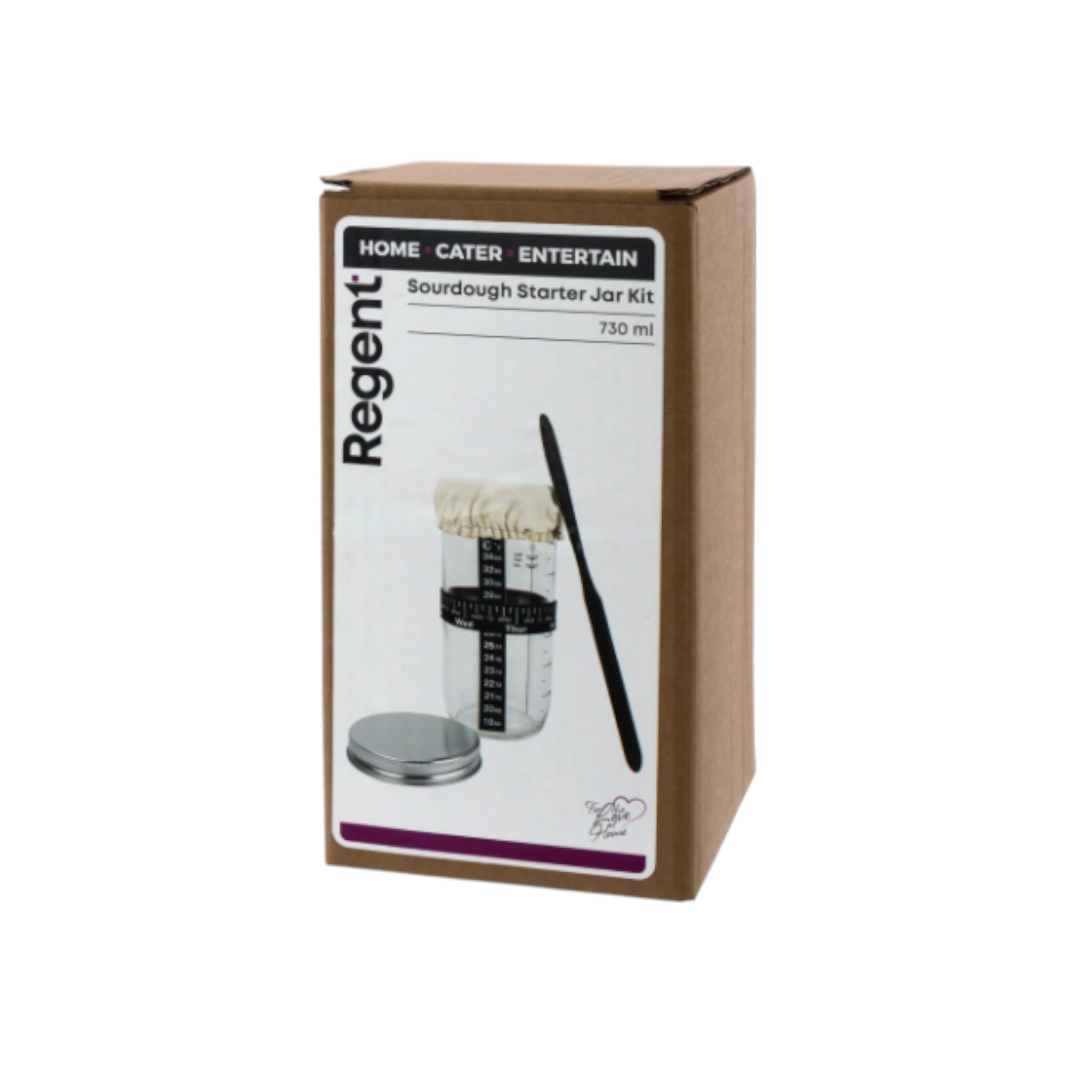 Regent Sourdough Starter Jar Kit 730ml