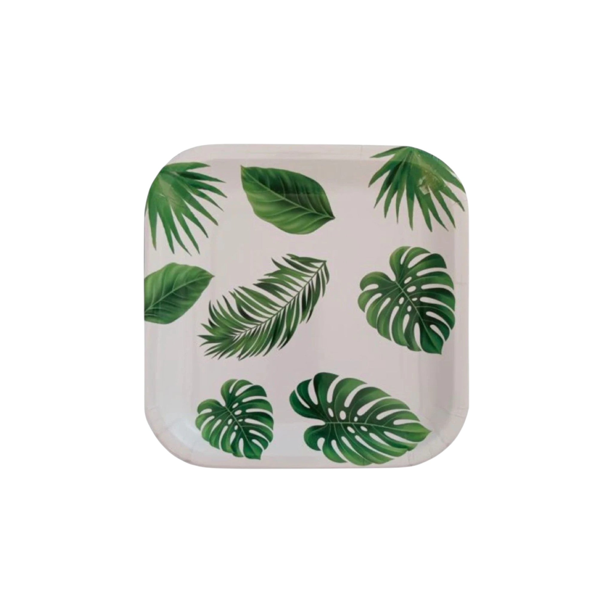 Disposable Party Leaf Print Set