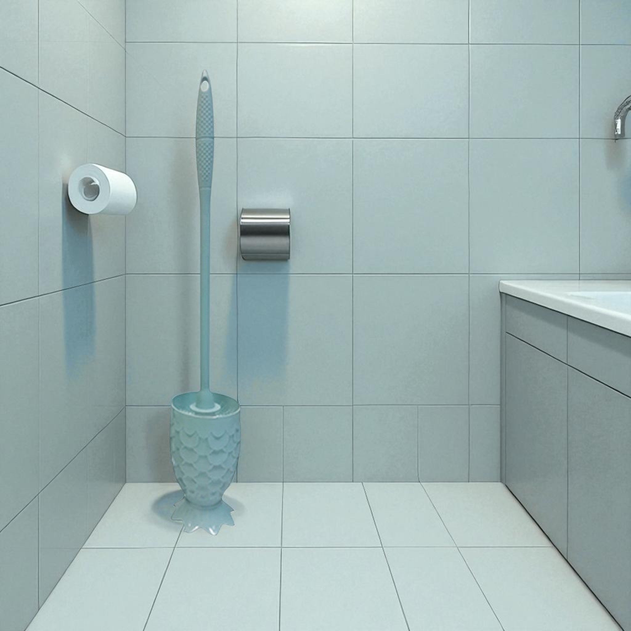 Plastic Toilet Brush & Holder Set 403