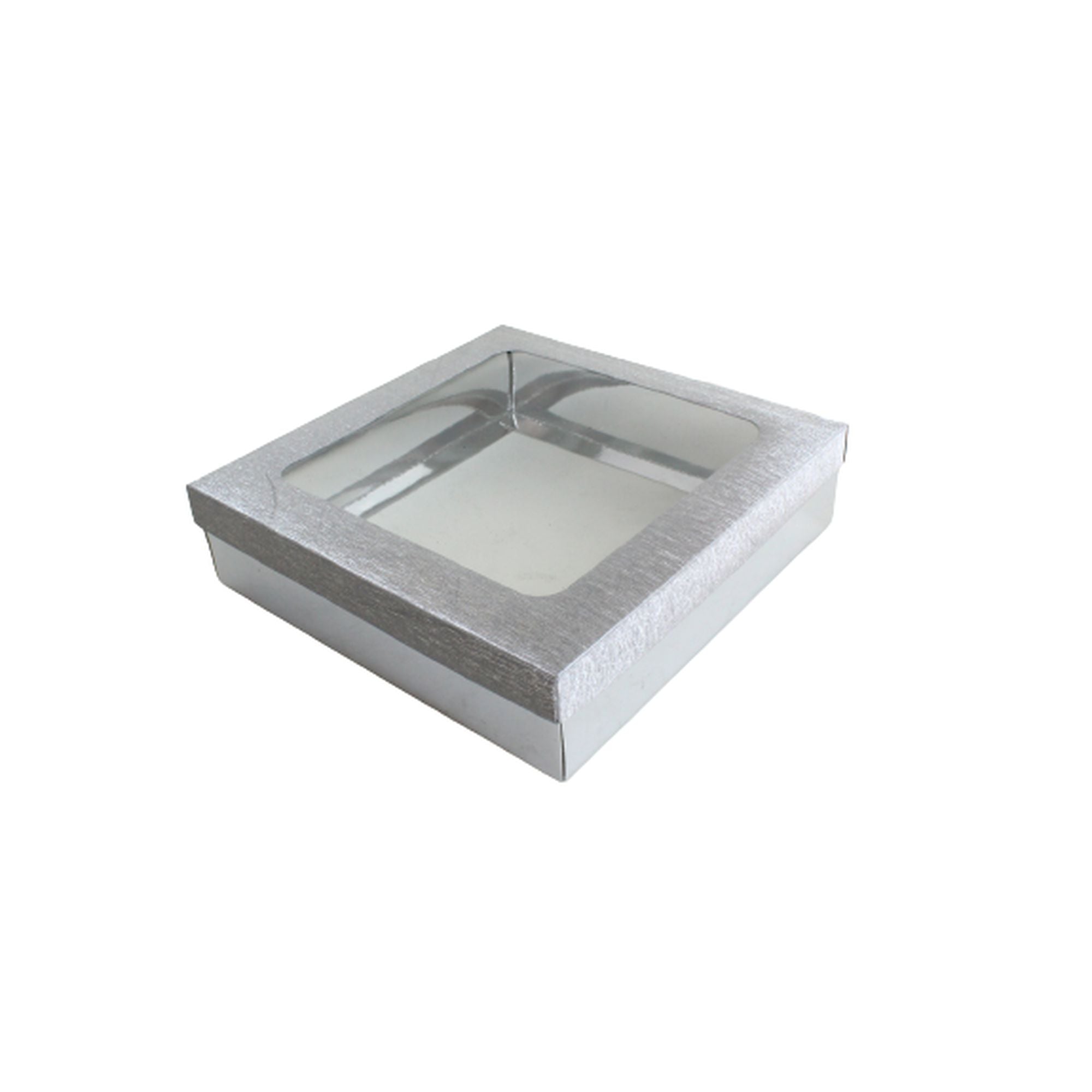 Gift Biscuit Paper Box 20x20x5cm XPP297 SILVER