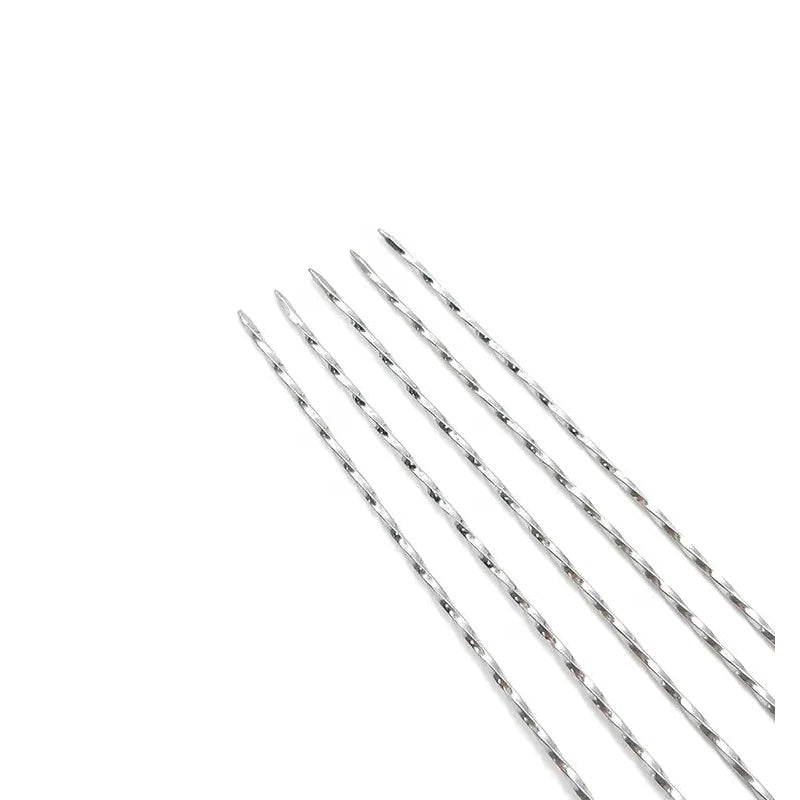 BBQ Braai Steel Skewers 10pc 7710-2