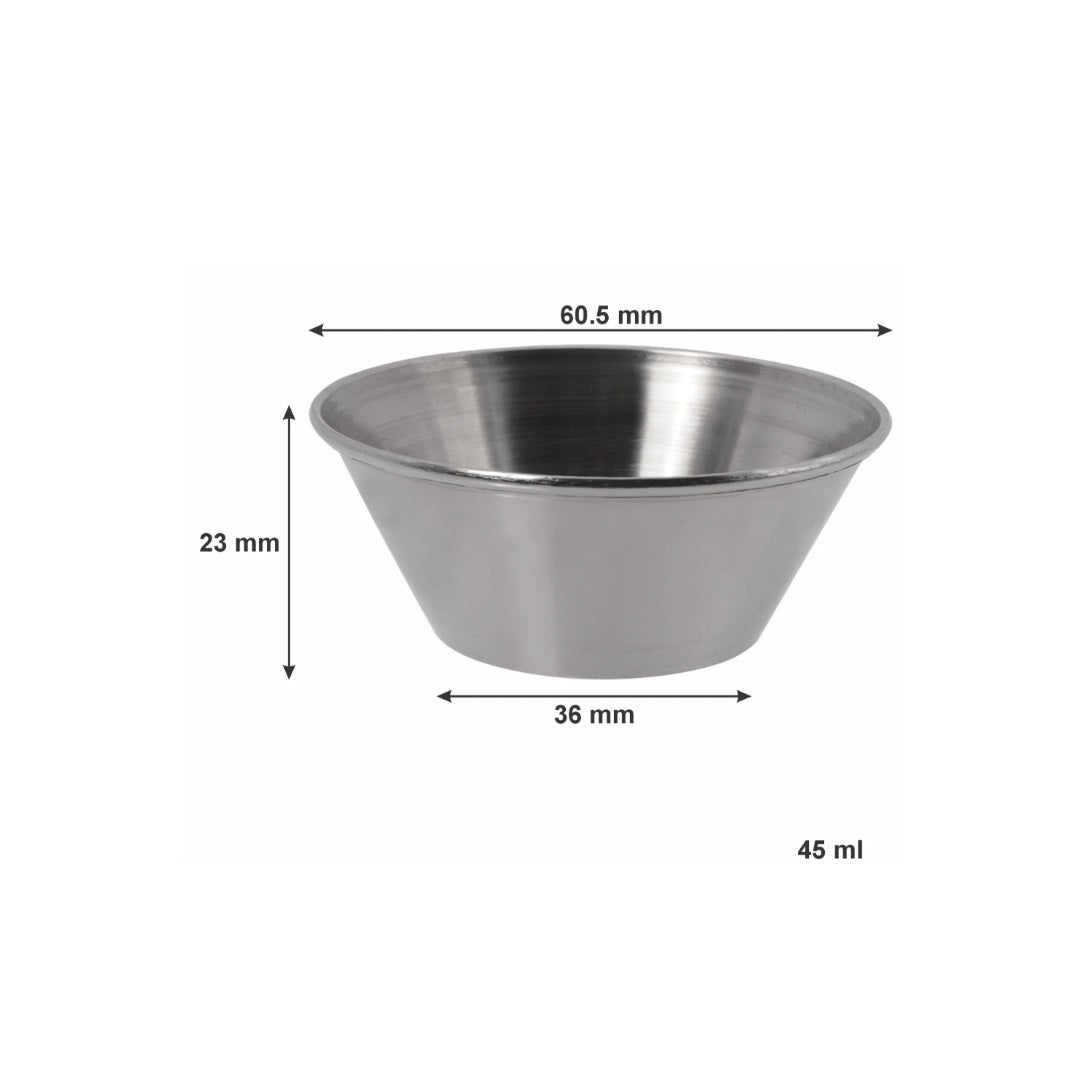 Regent Sauce Cup 45ml Stainless Steel 30760