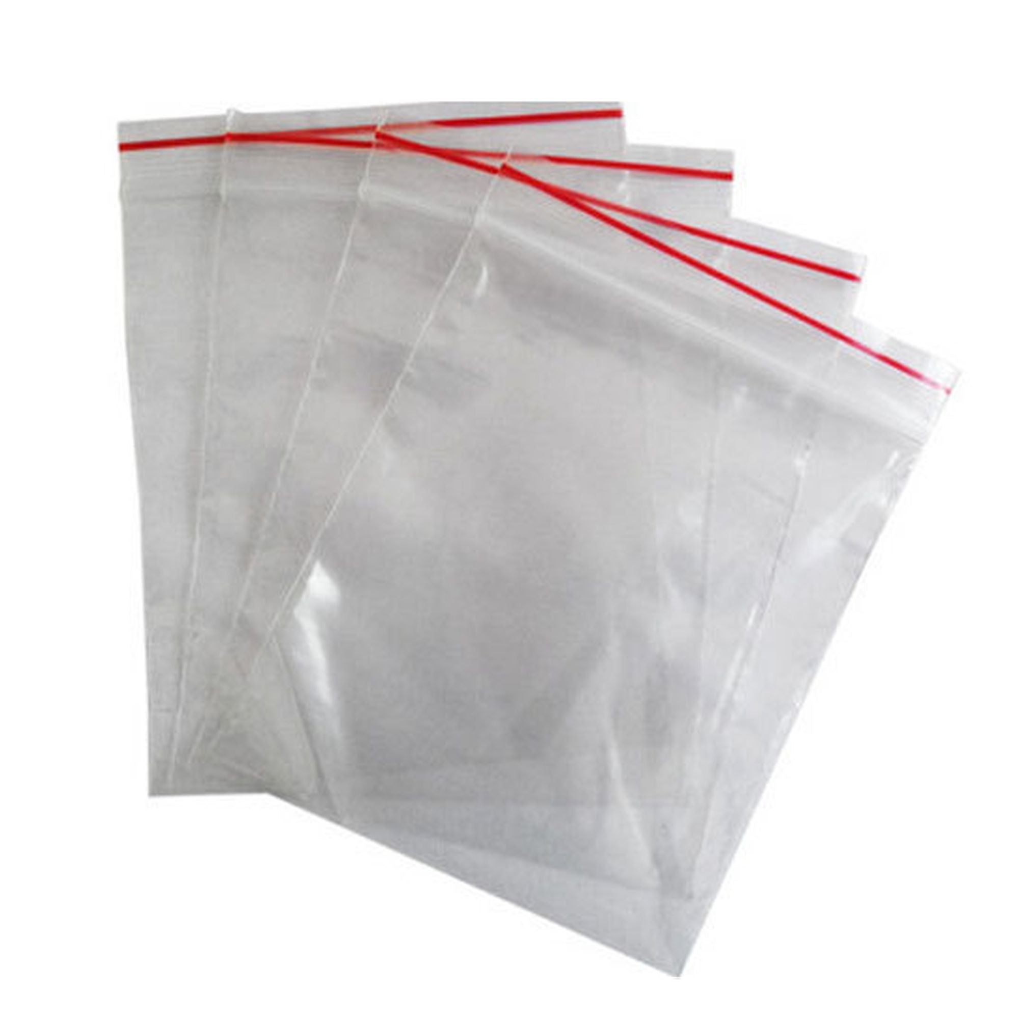 Zip Lock Resealable Bags 8x12cm 40mic 100pack