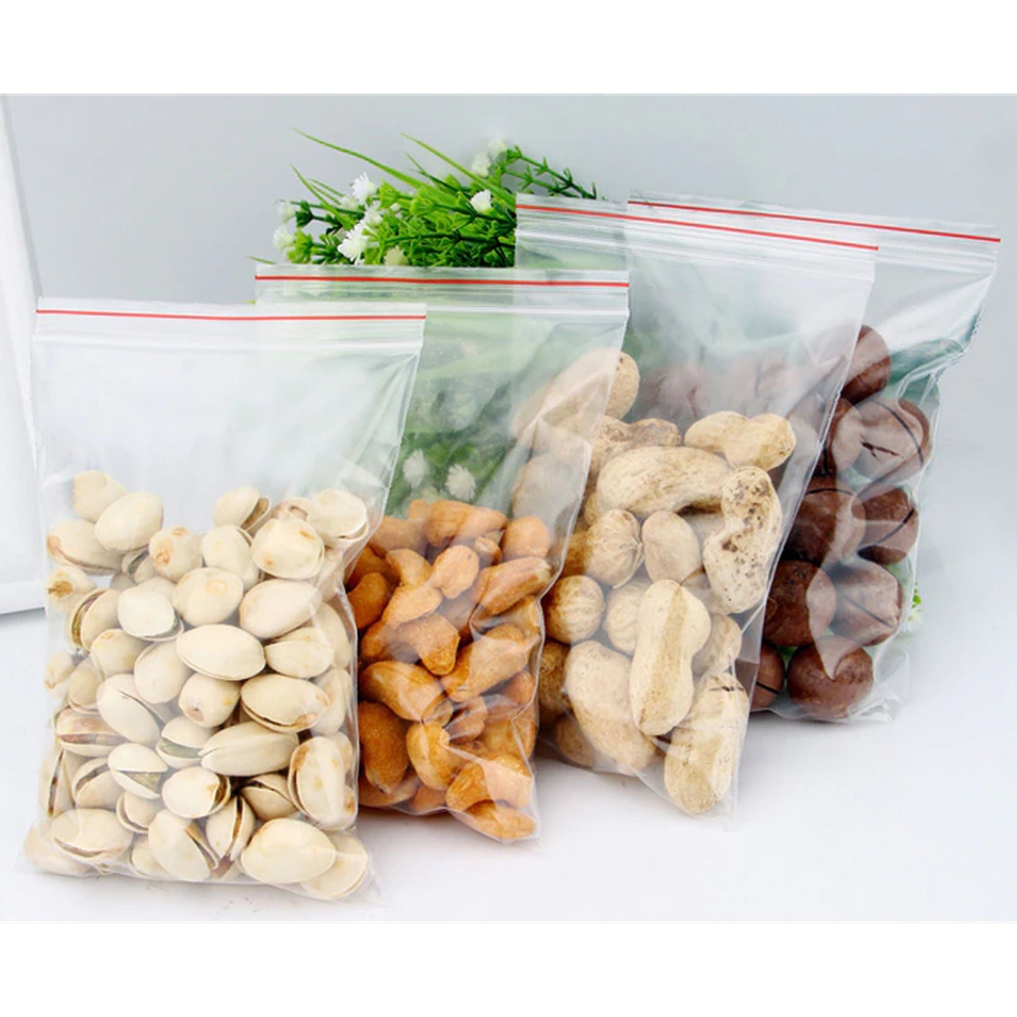 Zip Lock Bags Resealable A4 25x34cm 40mic 100pack