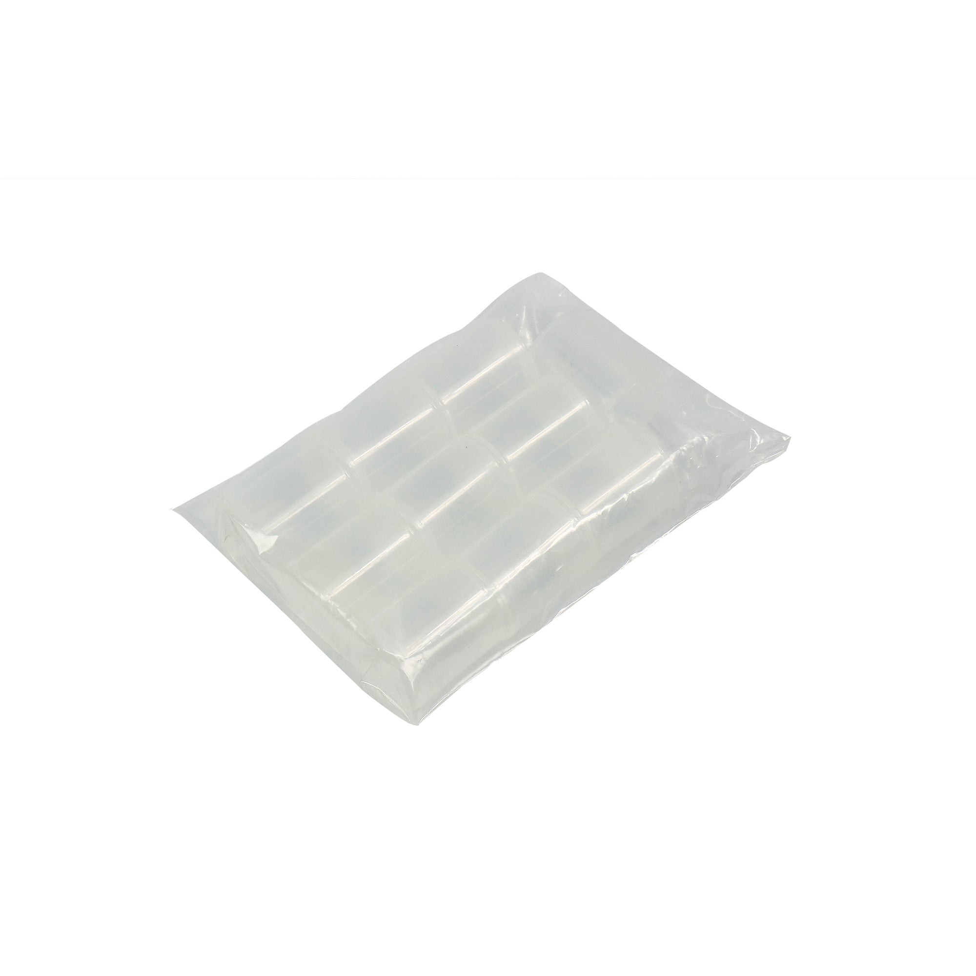 75ml Tablet Vials Plastic Hinged Snap 10pack