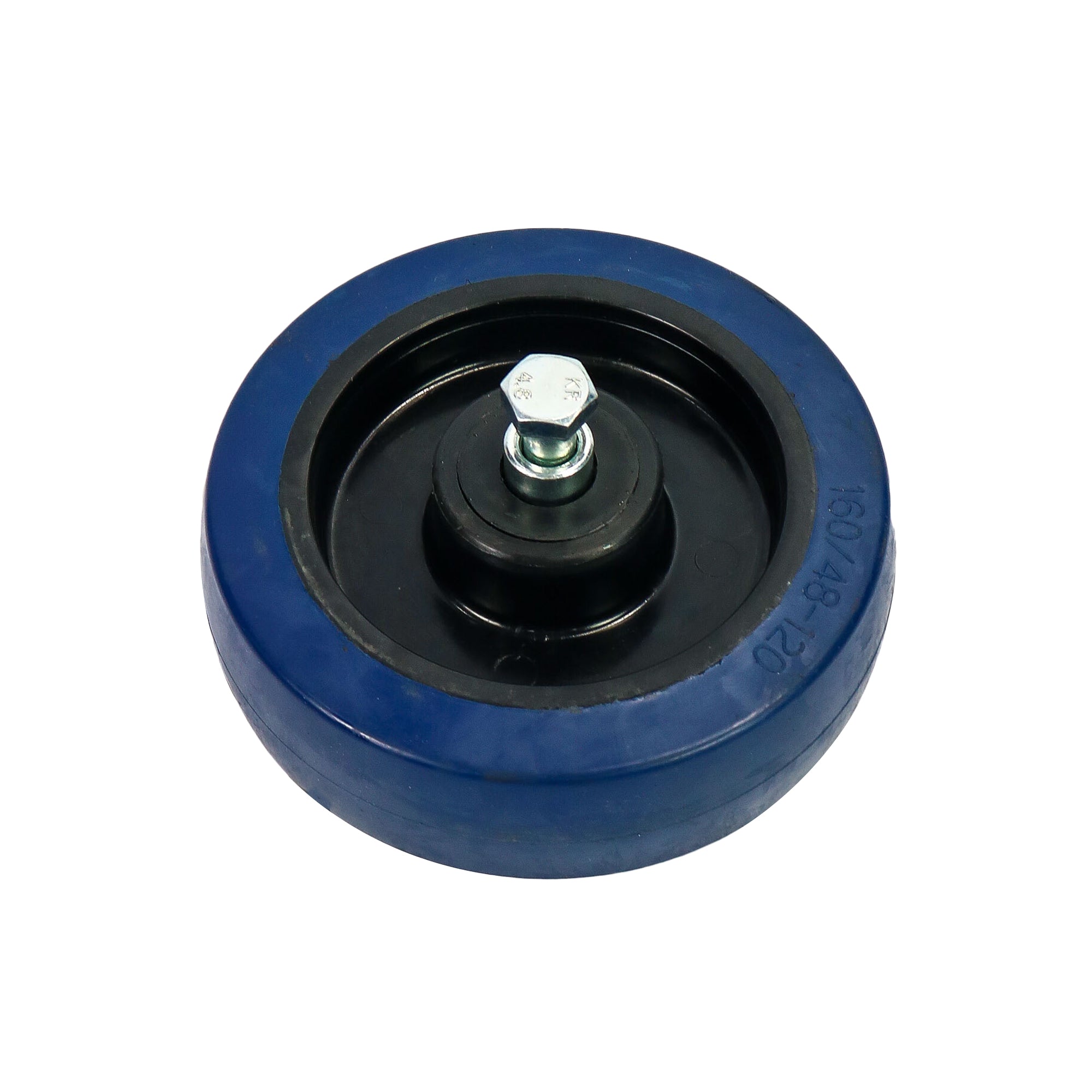 Castor Wheel 160mm Blue Rubber Wheel with BNTW NGR160W/C