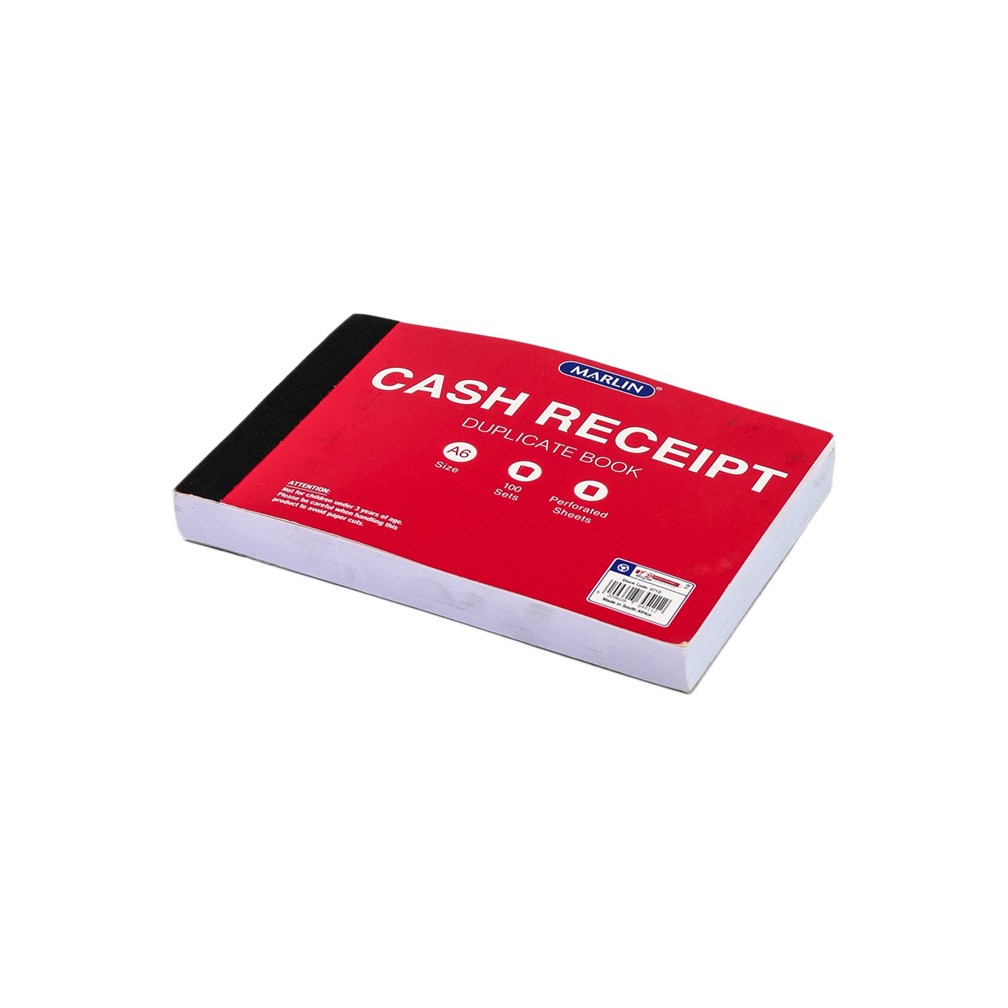 Book Carbon A6 Duplicate Cash receipt M005