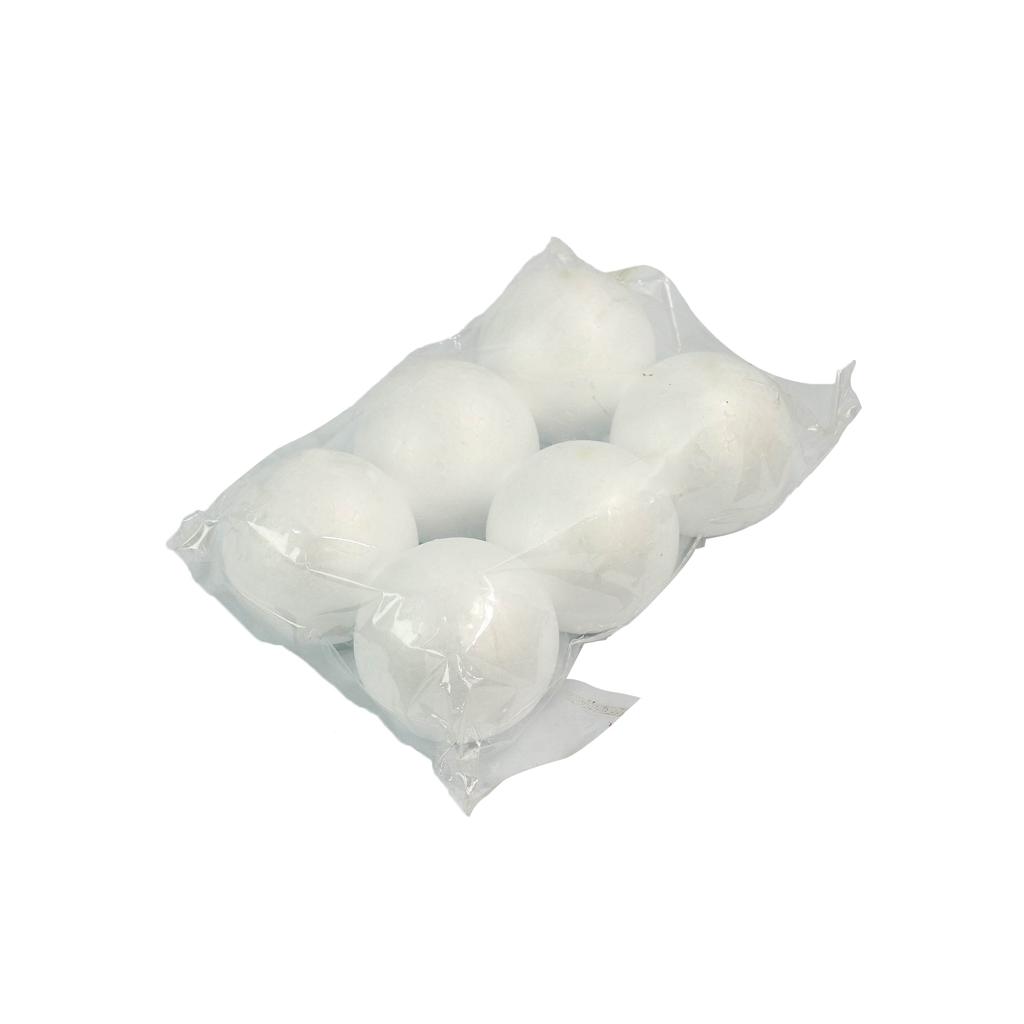 Polystyrene Styrofoam Balls 8cm 6pack