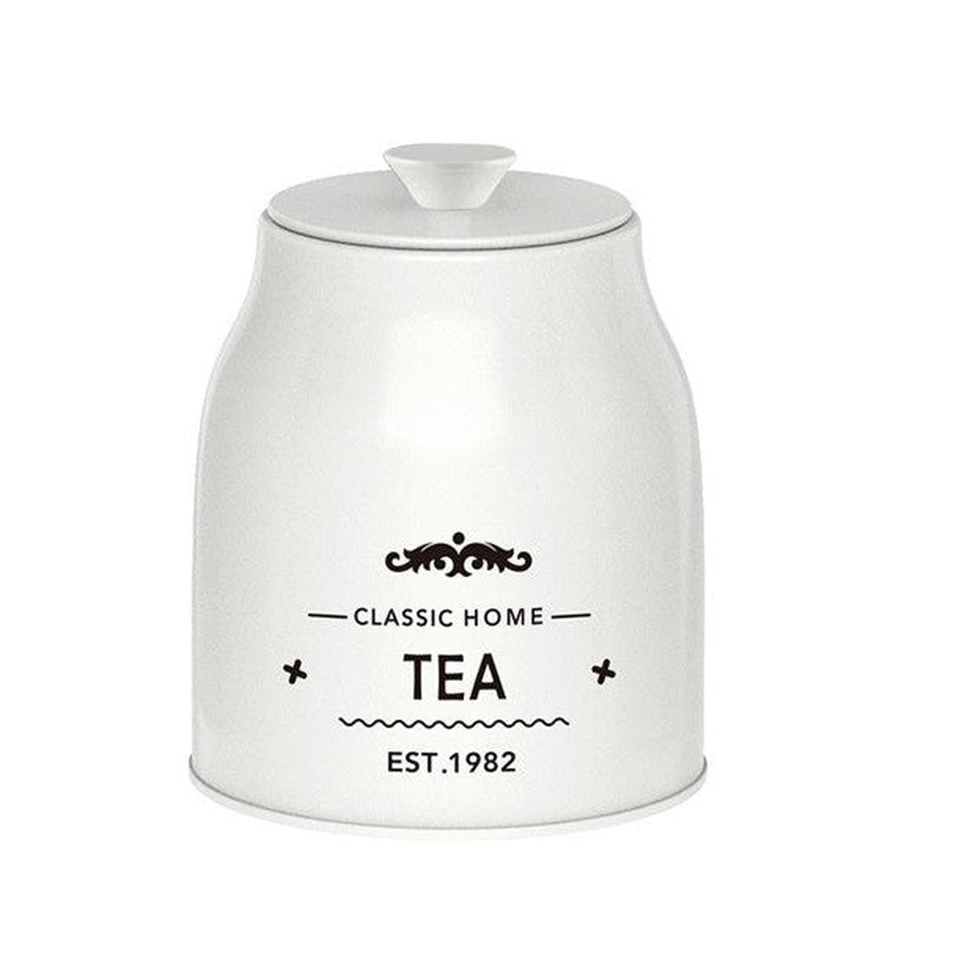 Aqua Canister Storage Tin Iron White Coffee/Sugar/ Tea Set - 26500-1-2