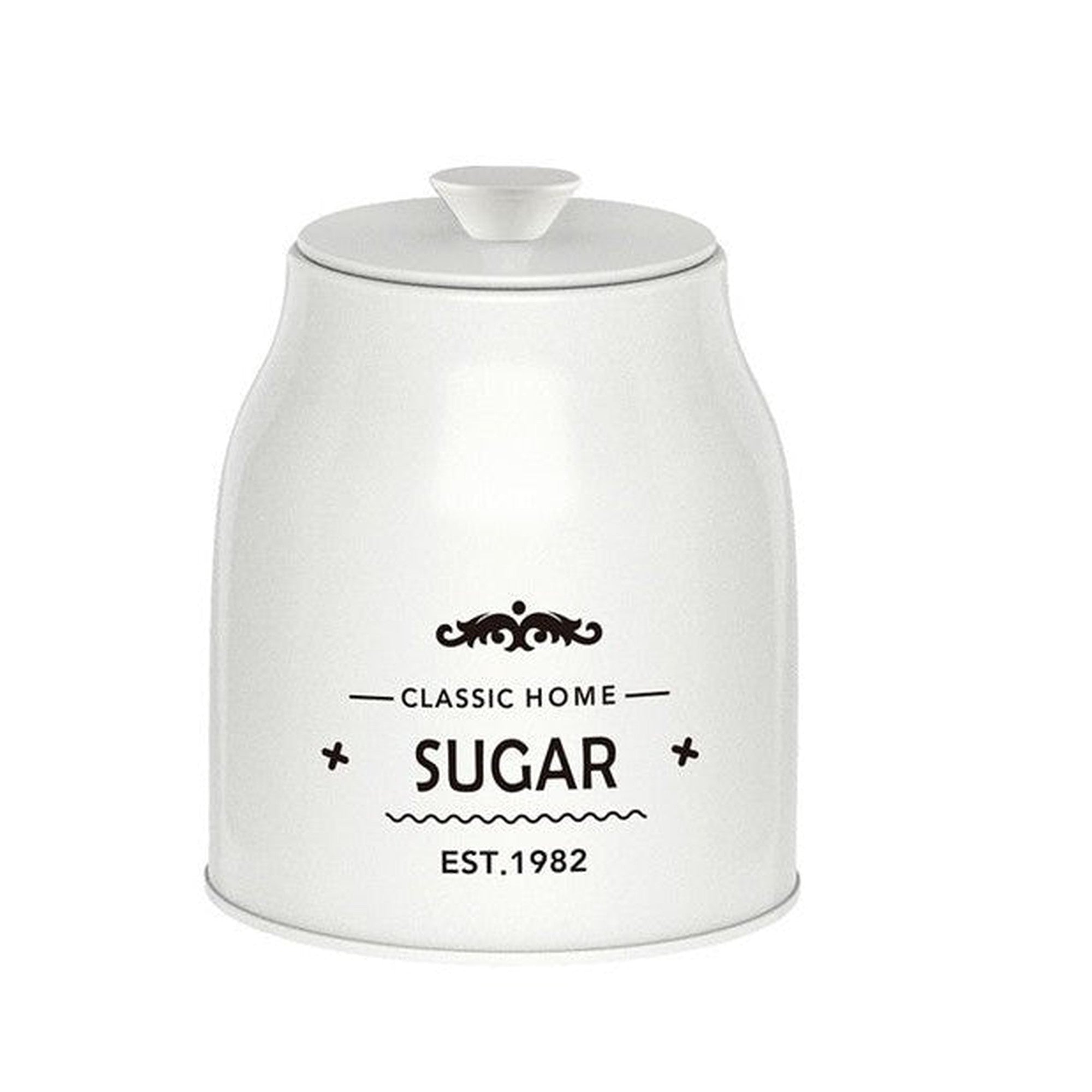 Aqua Canister Storage Tin Iron White Coffee/Sugar/ Tea Set - 26500-1-2