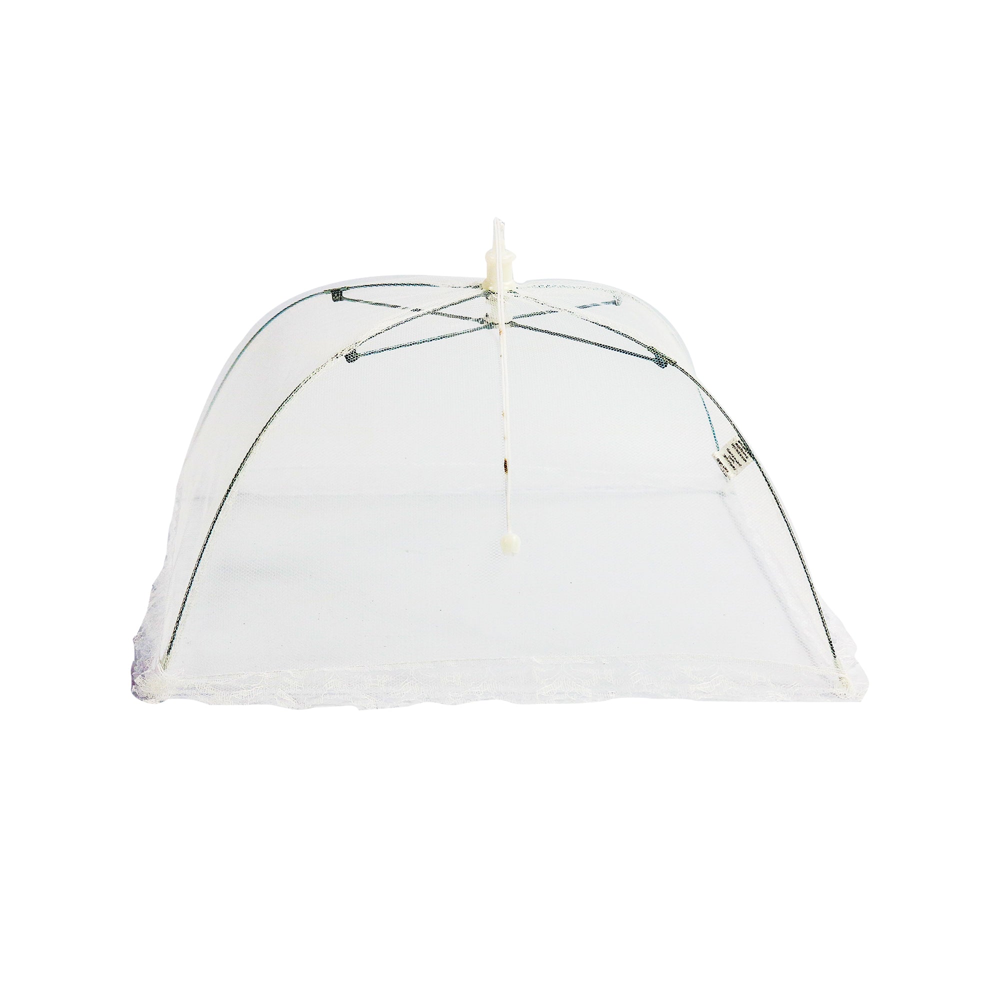 Hillhouse Food Cover Square 31cm White Plastic