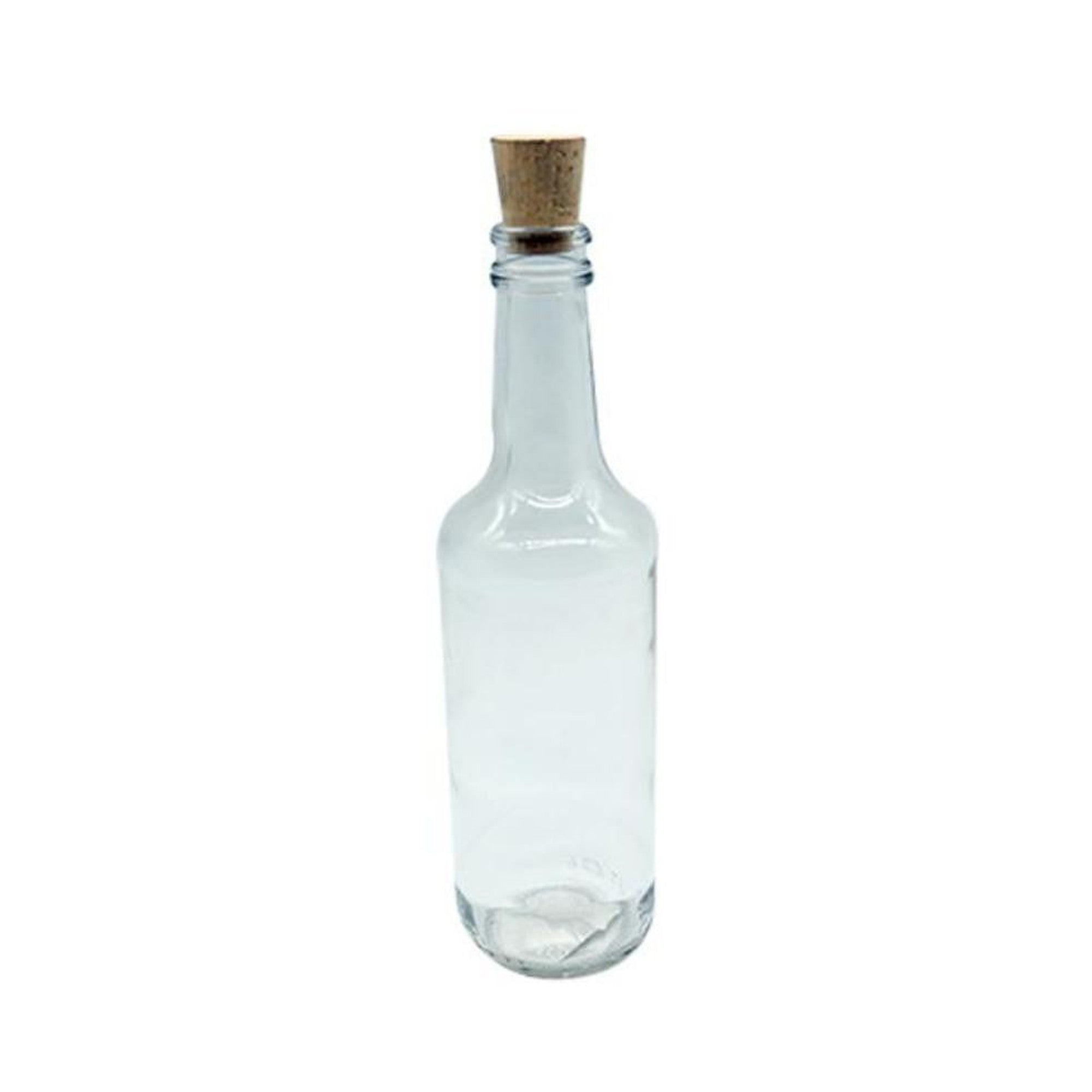 Consol 250ml Glass Sauce Bottle with Cork Lid