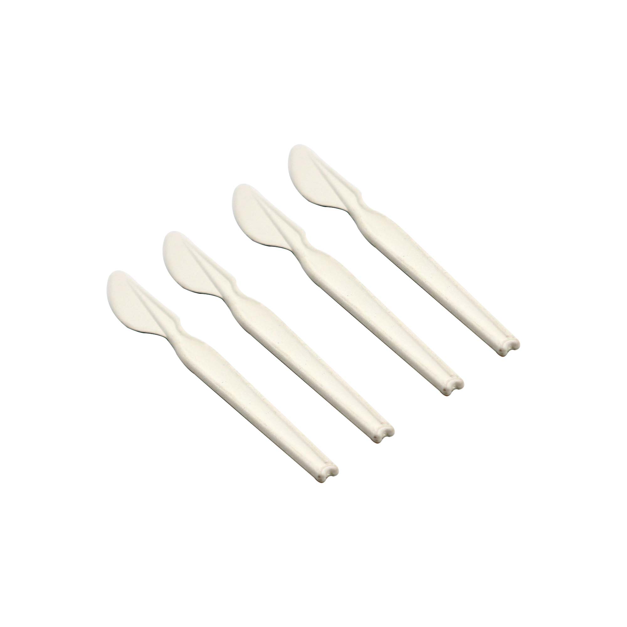 Disposable Pastic White Knife Heavy Duty Regrind 20pack