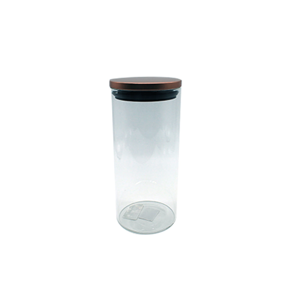 Aqua Canister 1.4L with Airtight Rose Gold Lid 27123