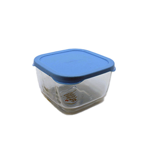 Pasabahce Snowbox Bowl Food Saver Blue Lid Each 23995